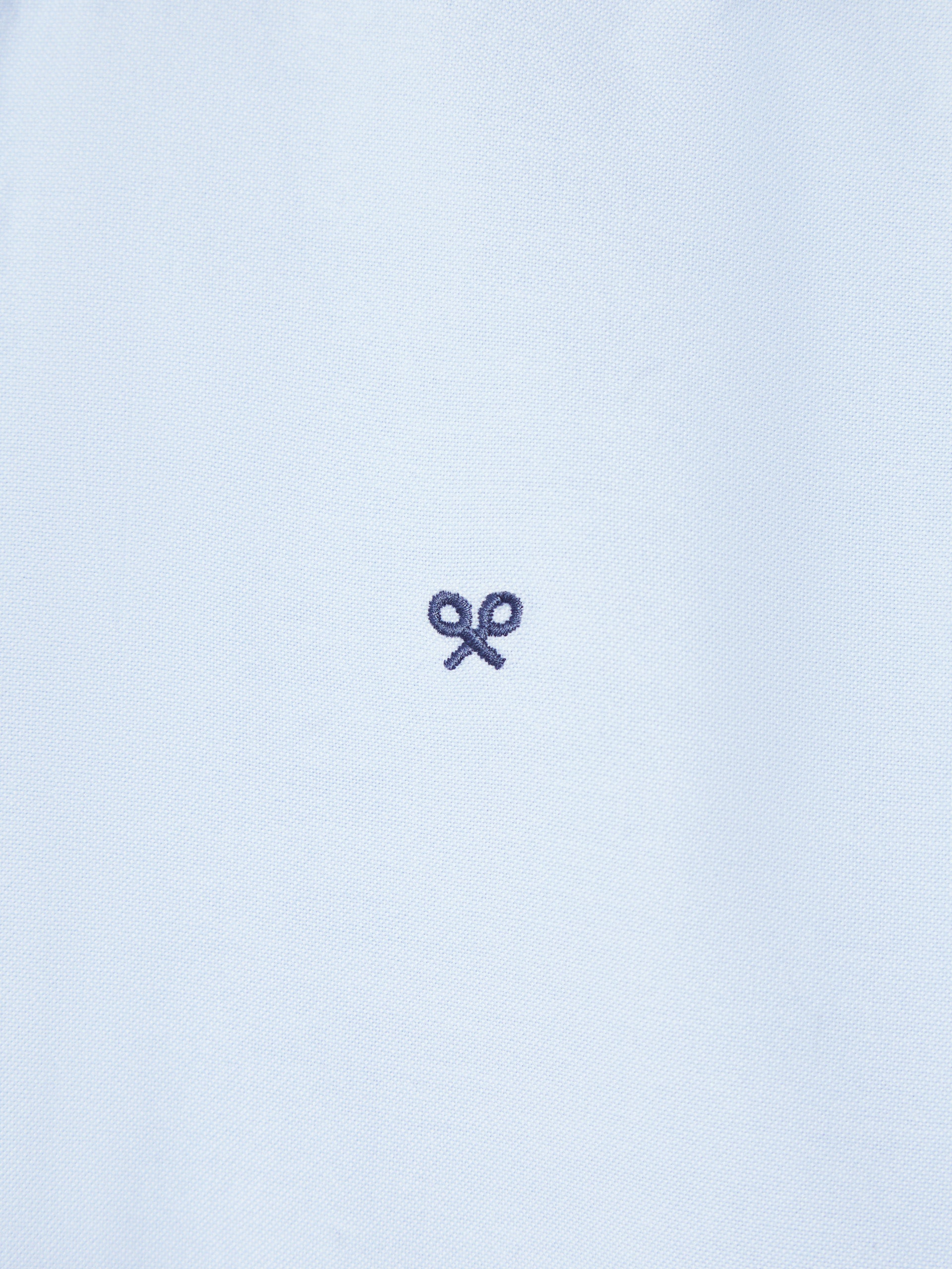 Light blue cutaway oxford sport shirt