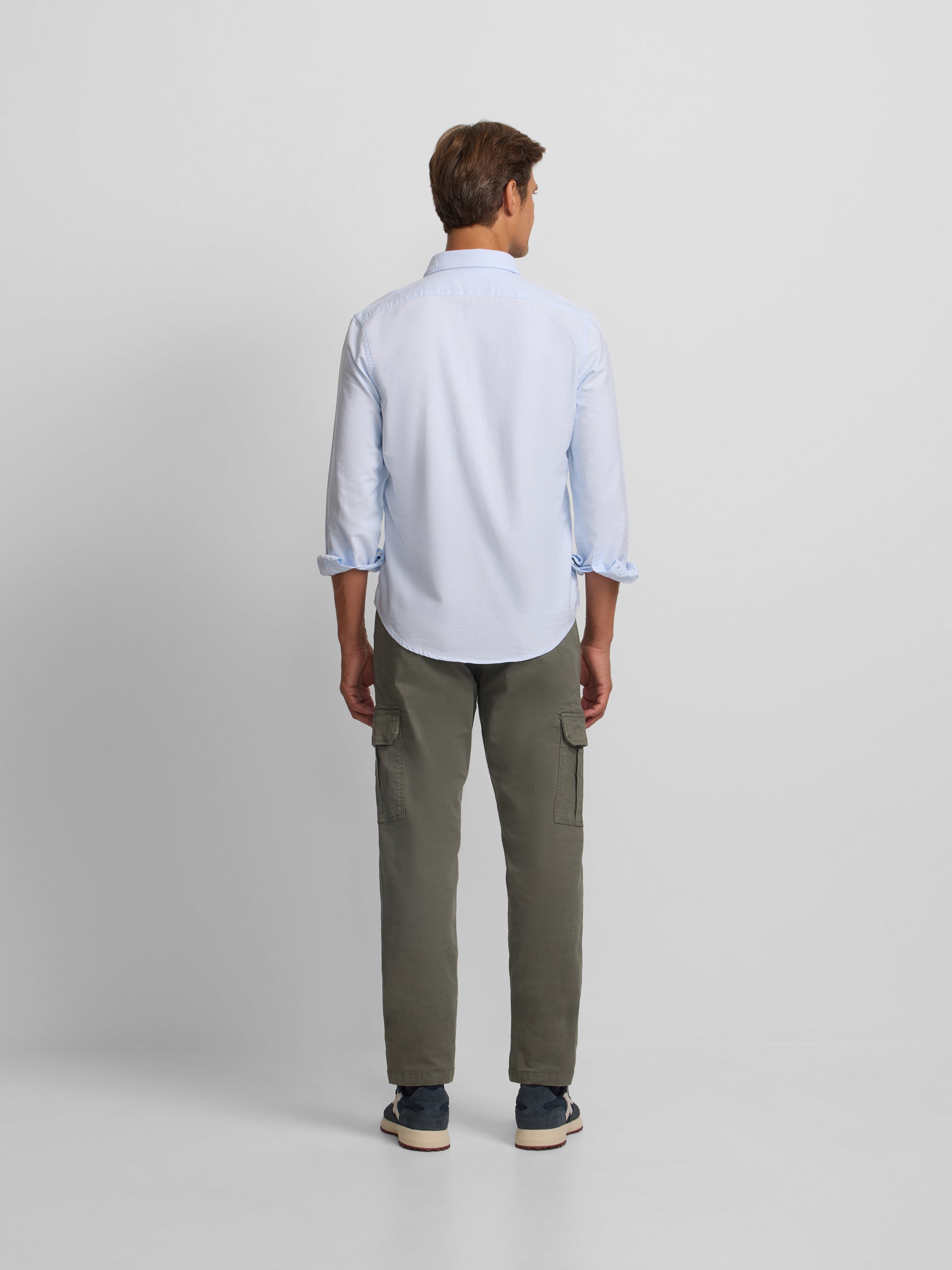 T-shirt de sport oxford bleu clair