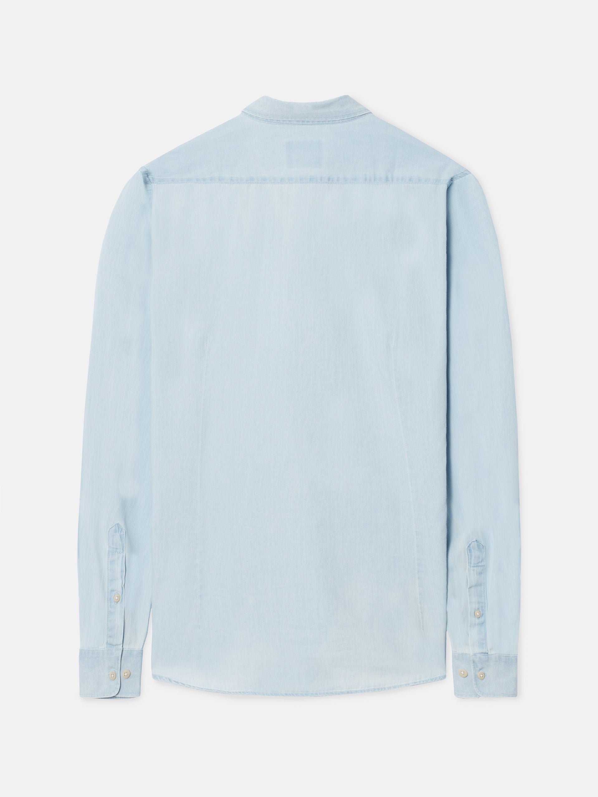 Chemise sport en jean bleu clair