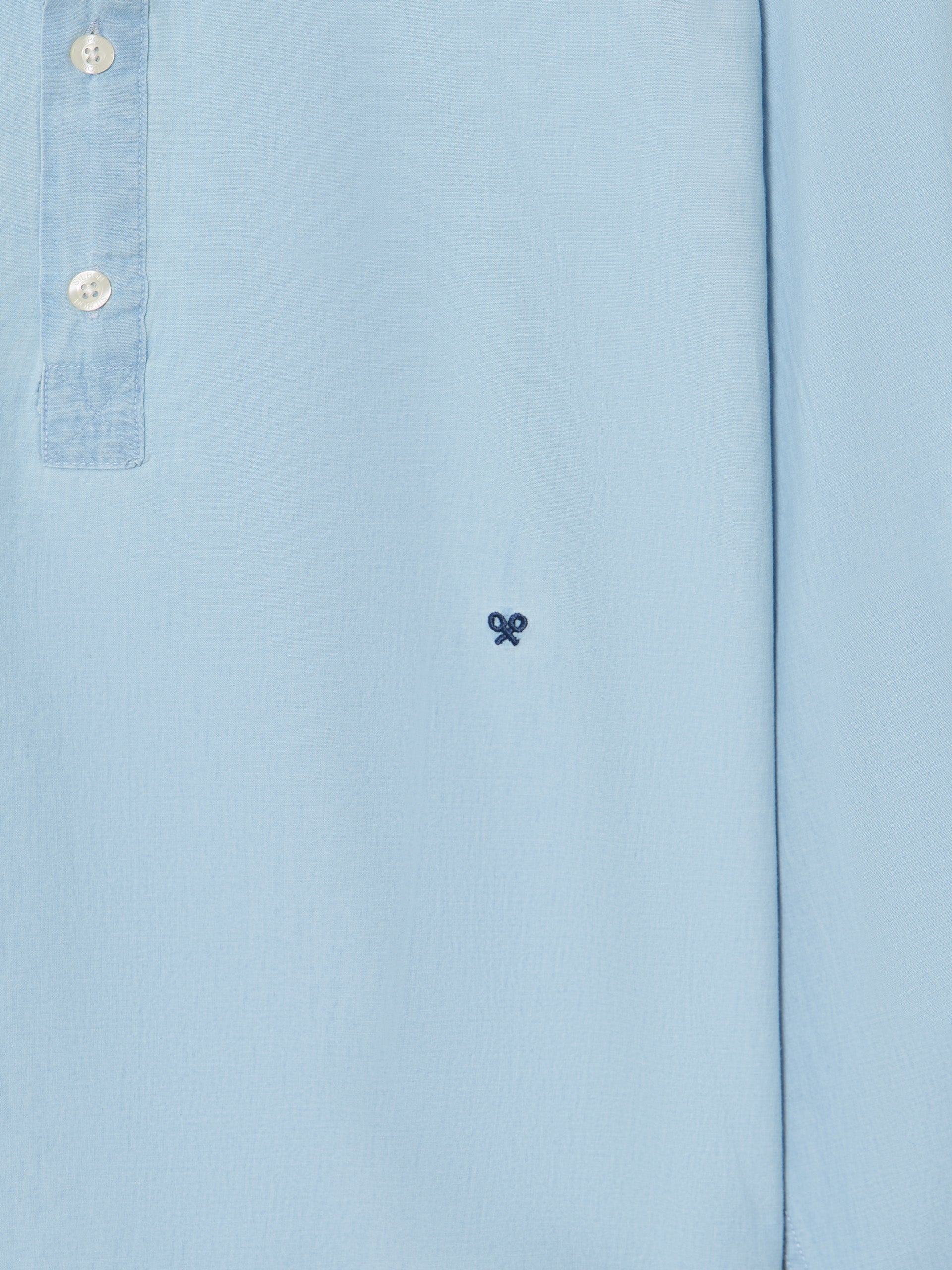 Camisola desportiva de ganga azul claro