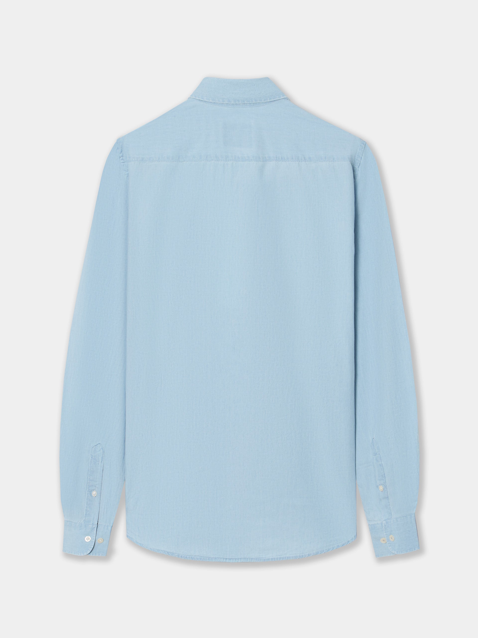 Camisola desportiva de ganga azul claro