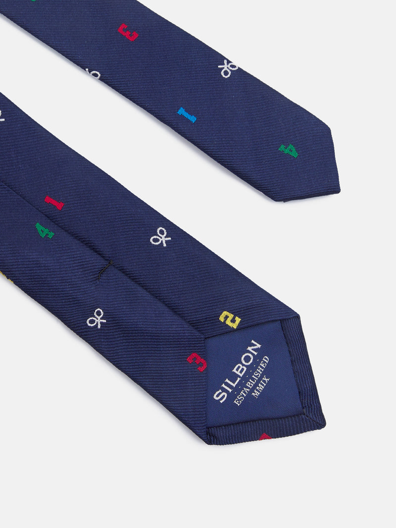 Corbata kids raquetas y numeros