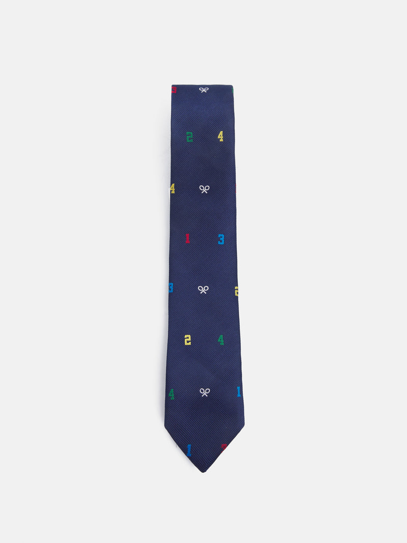 Corbata kids raquetas y numeros