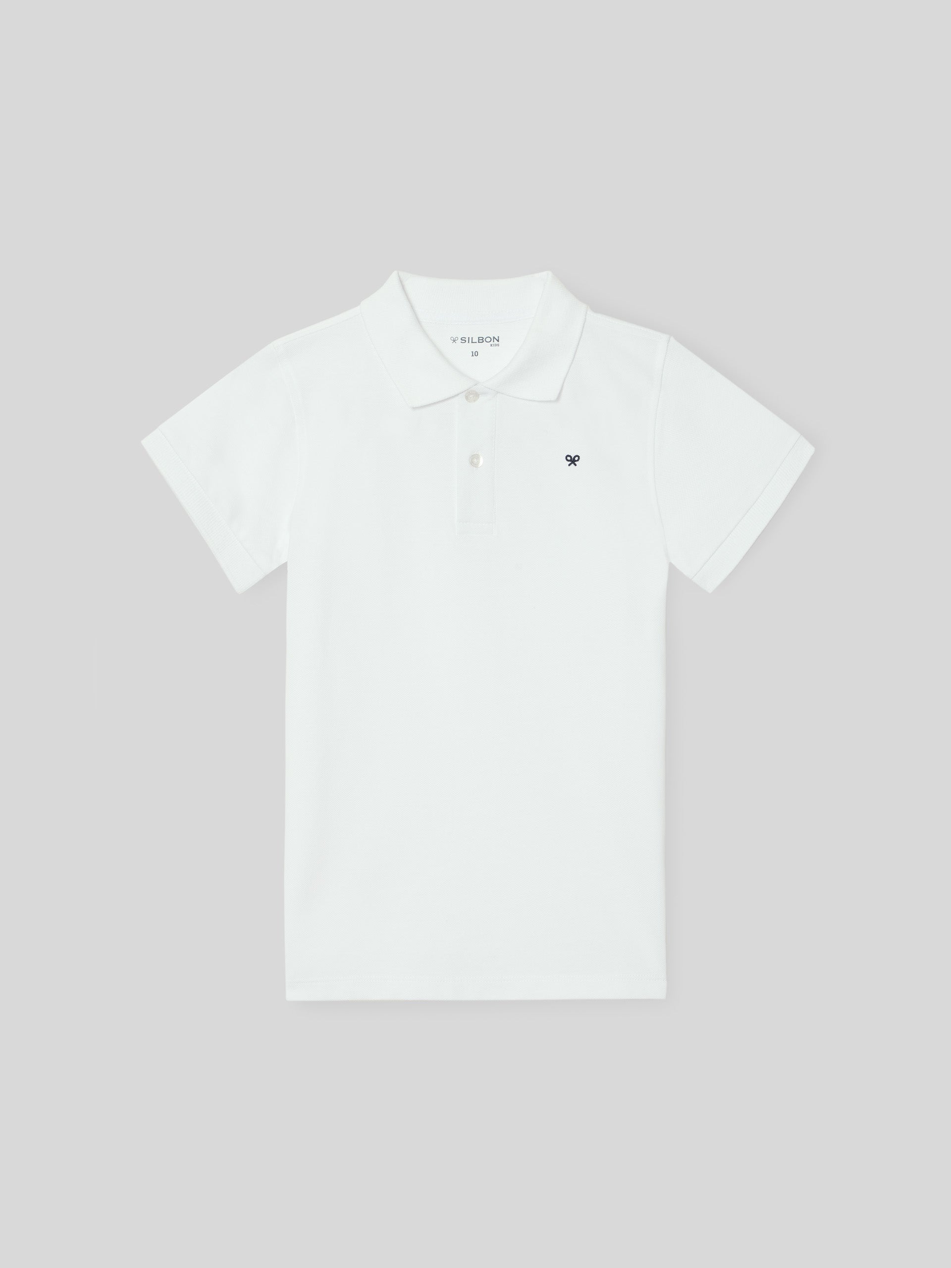 Polo kids clasico miniraqueta blanco
