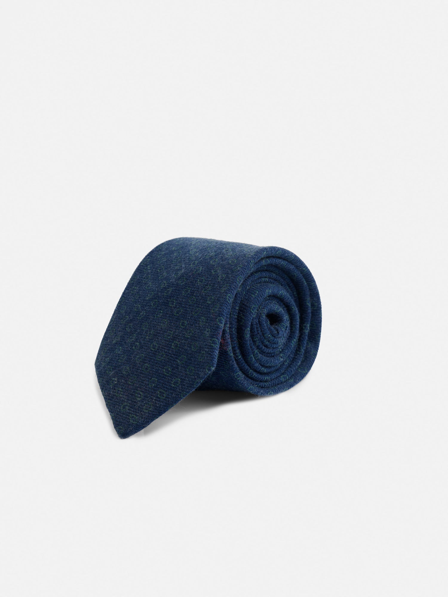 Cravate icônes irrégulières bleu marine