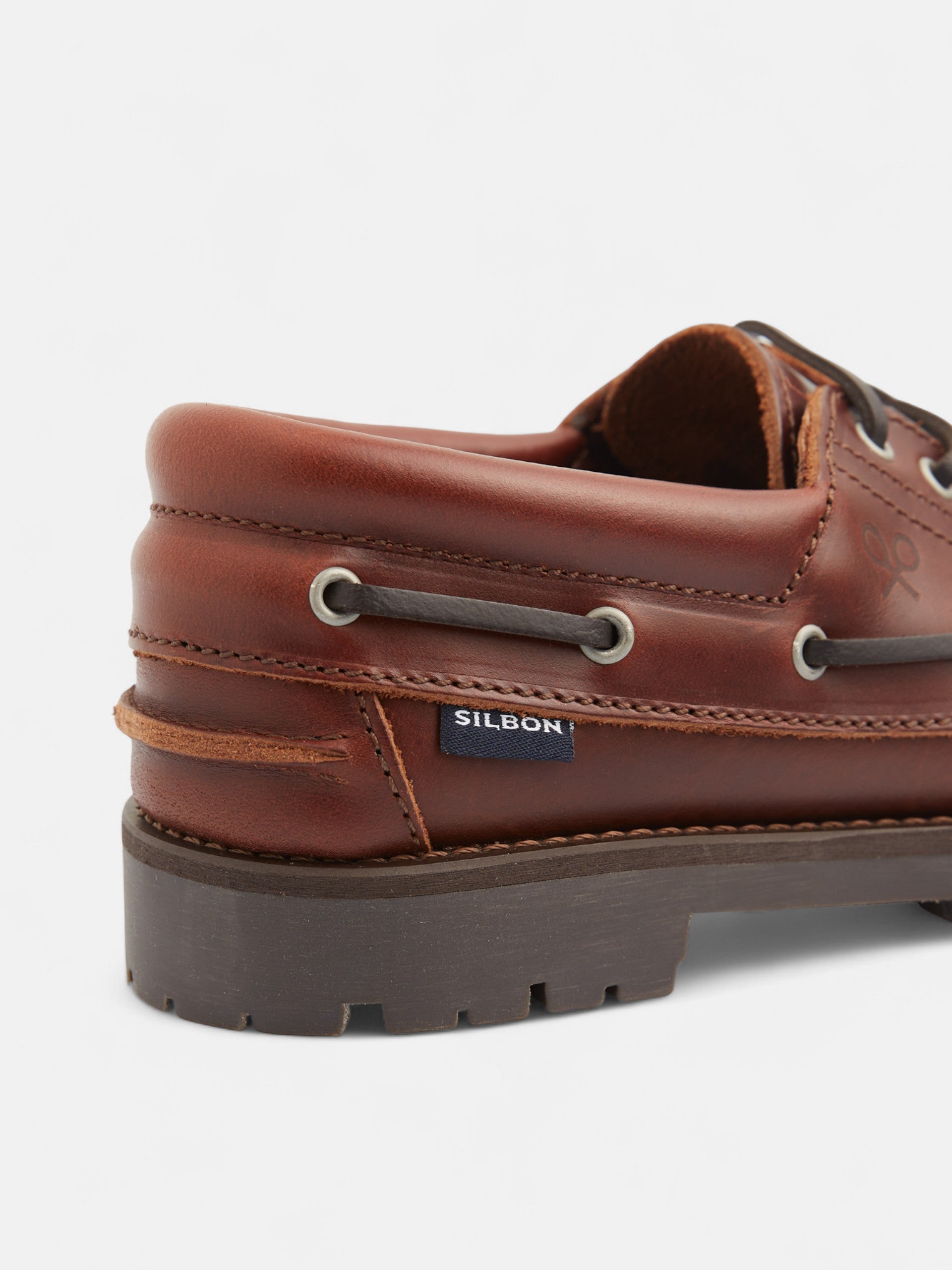 Zapato sport kids nautico piel marron