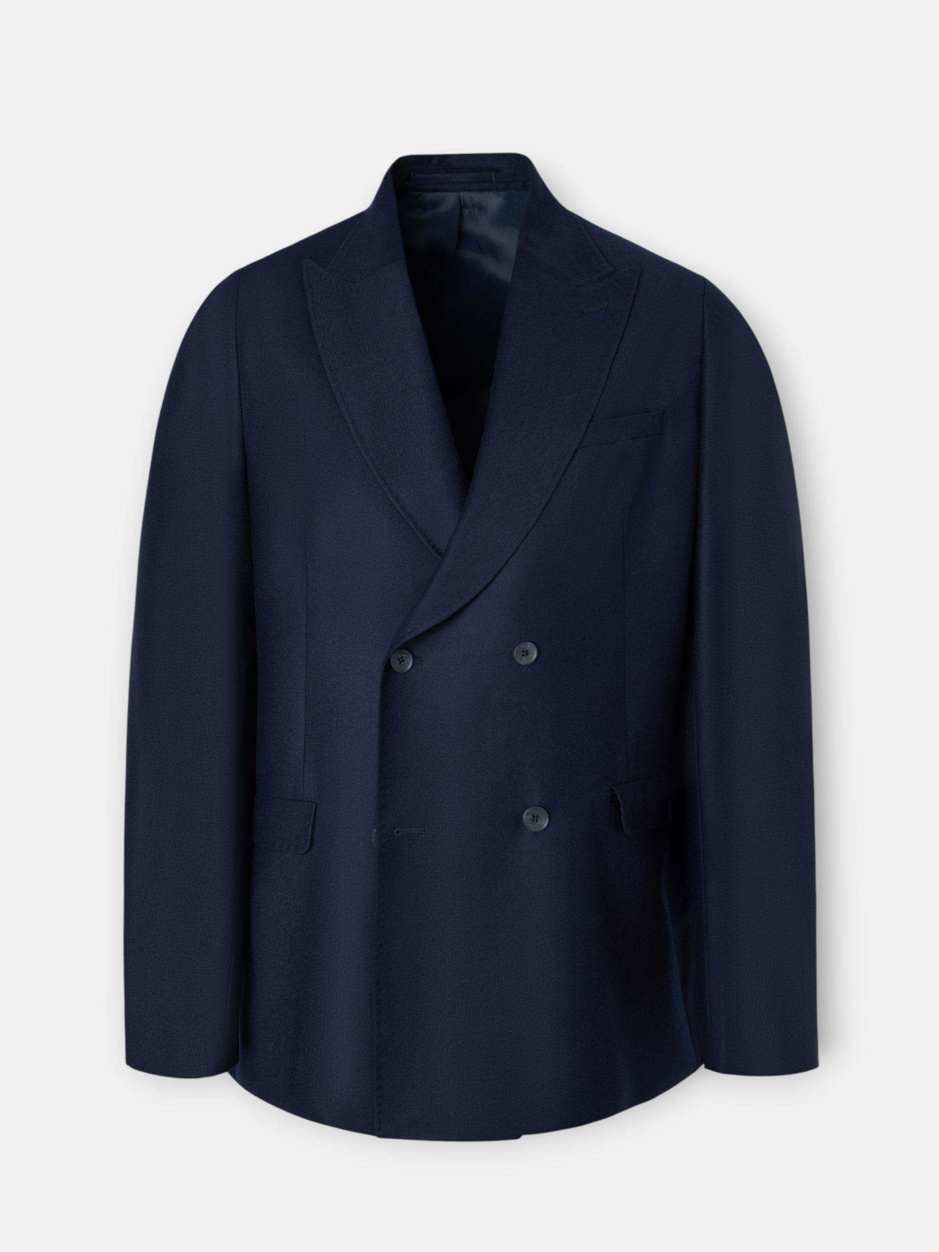 Blazer cruzado azul-marinho