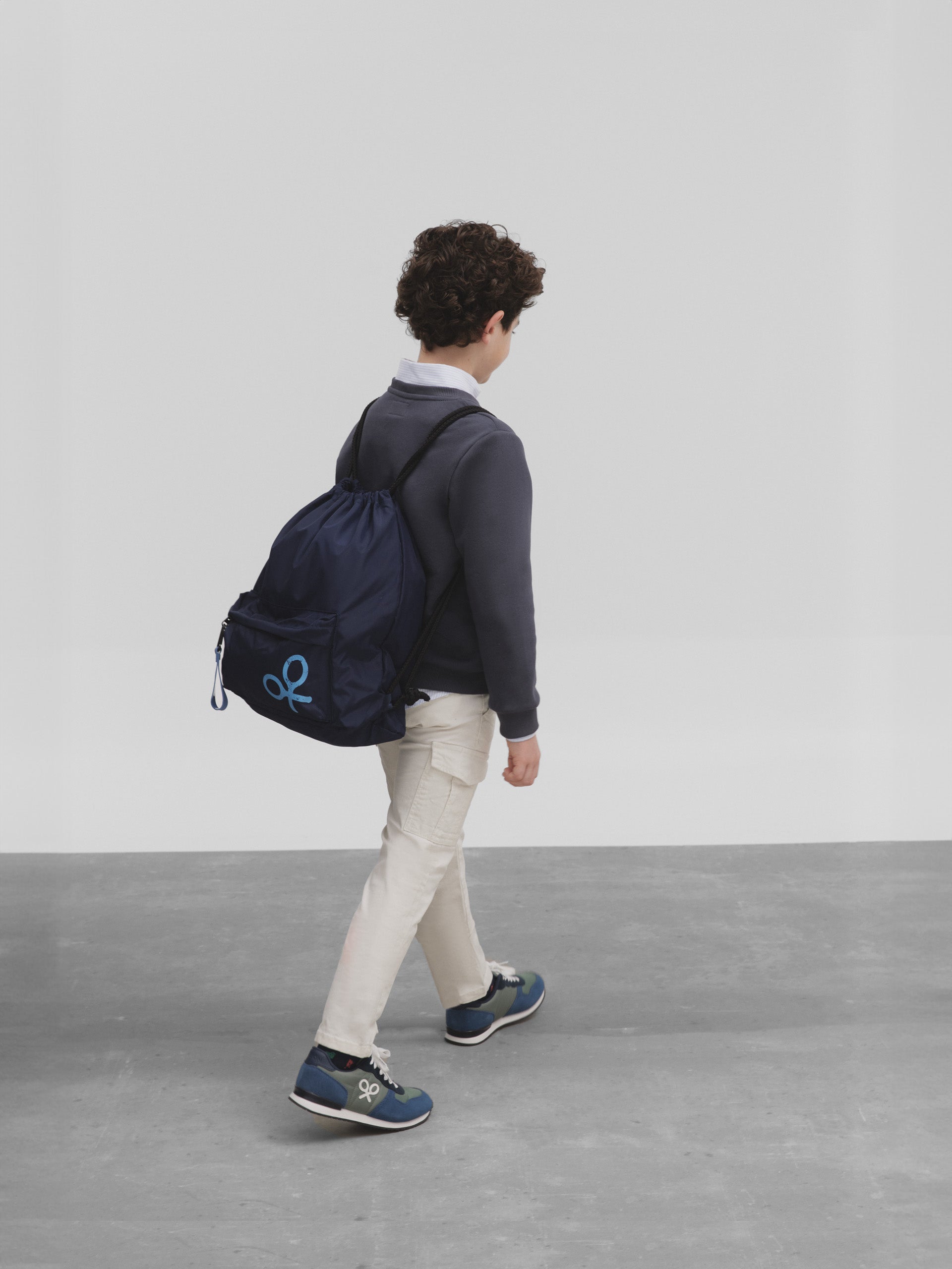 Silbon kids navy blue backpack