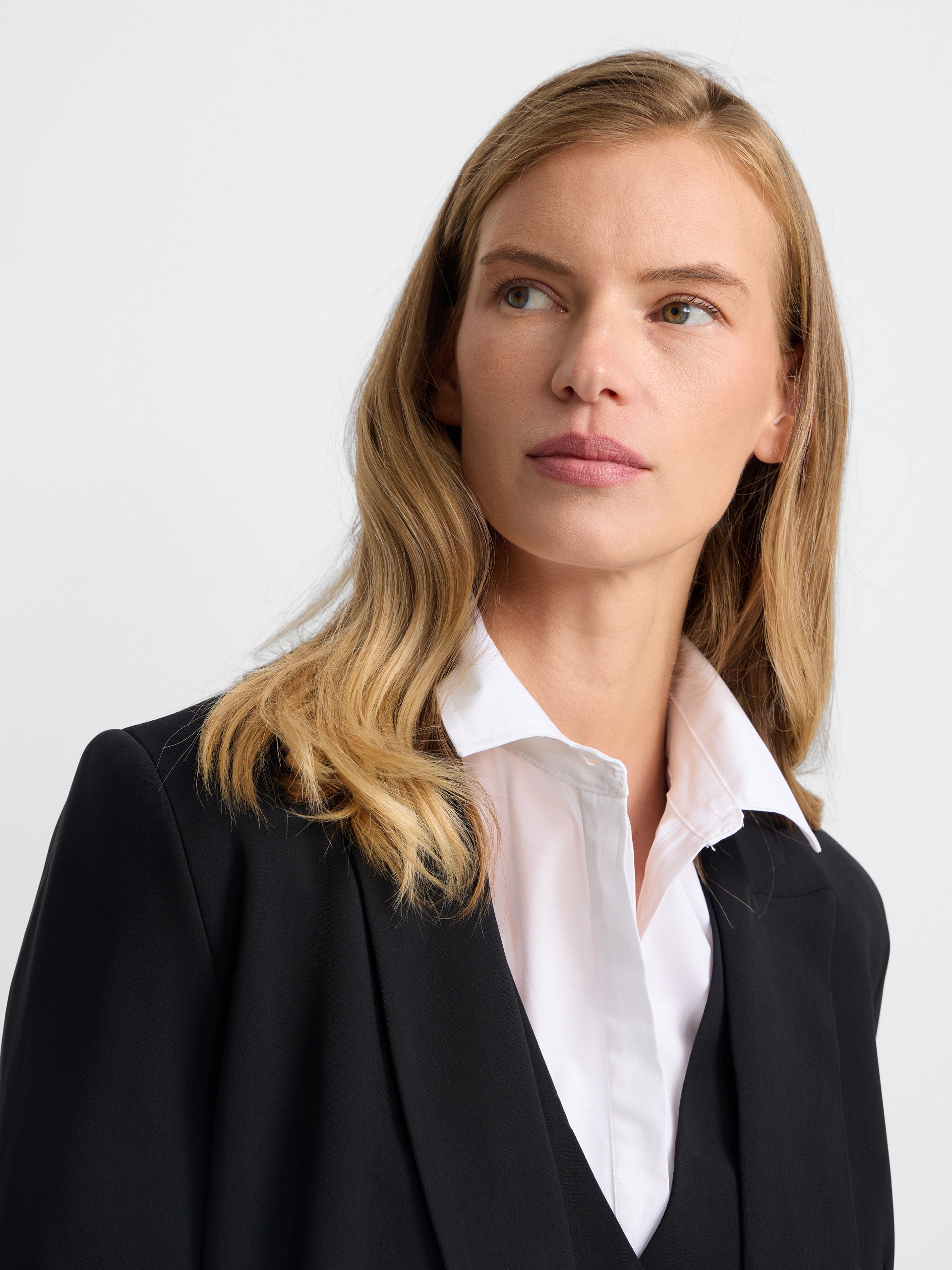 Classic black woman blazer