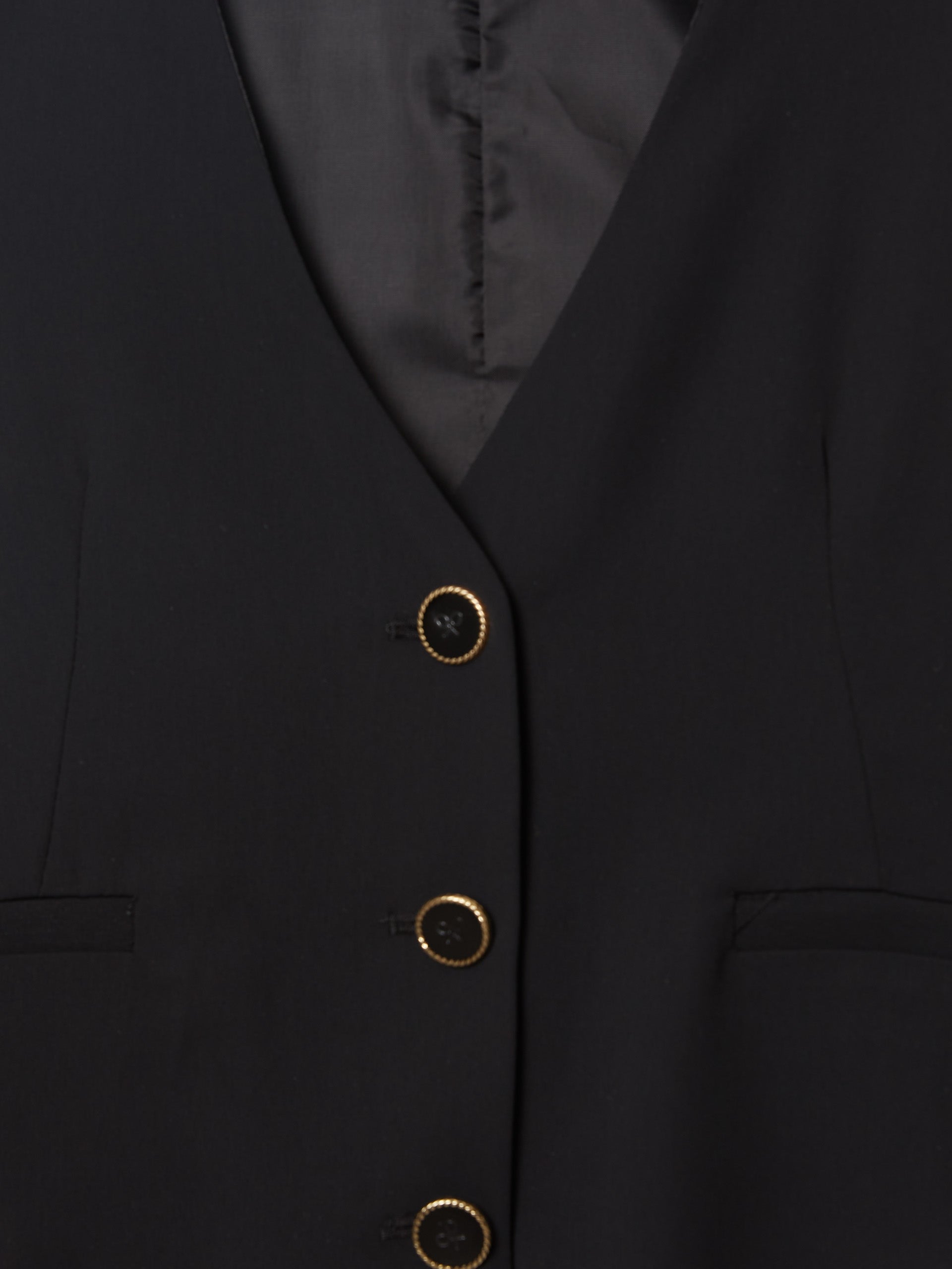 Chaleco woman clasico sastre negro