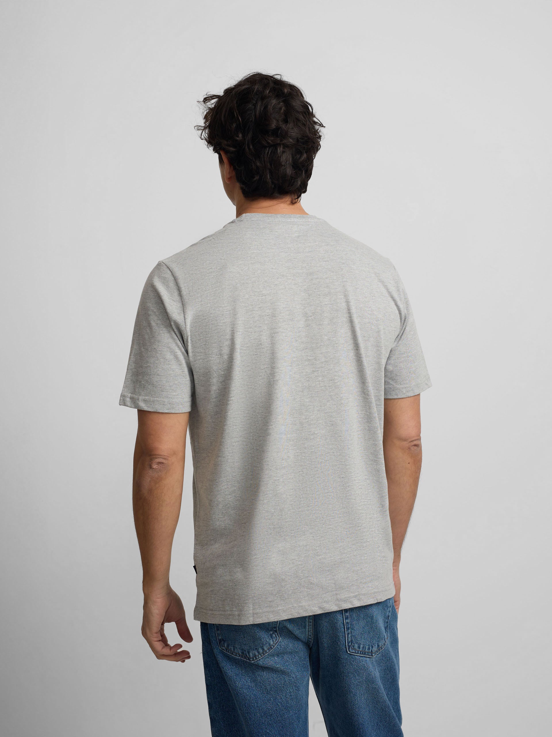 Silbon mini logo gray t-shirt