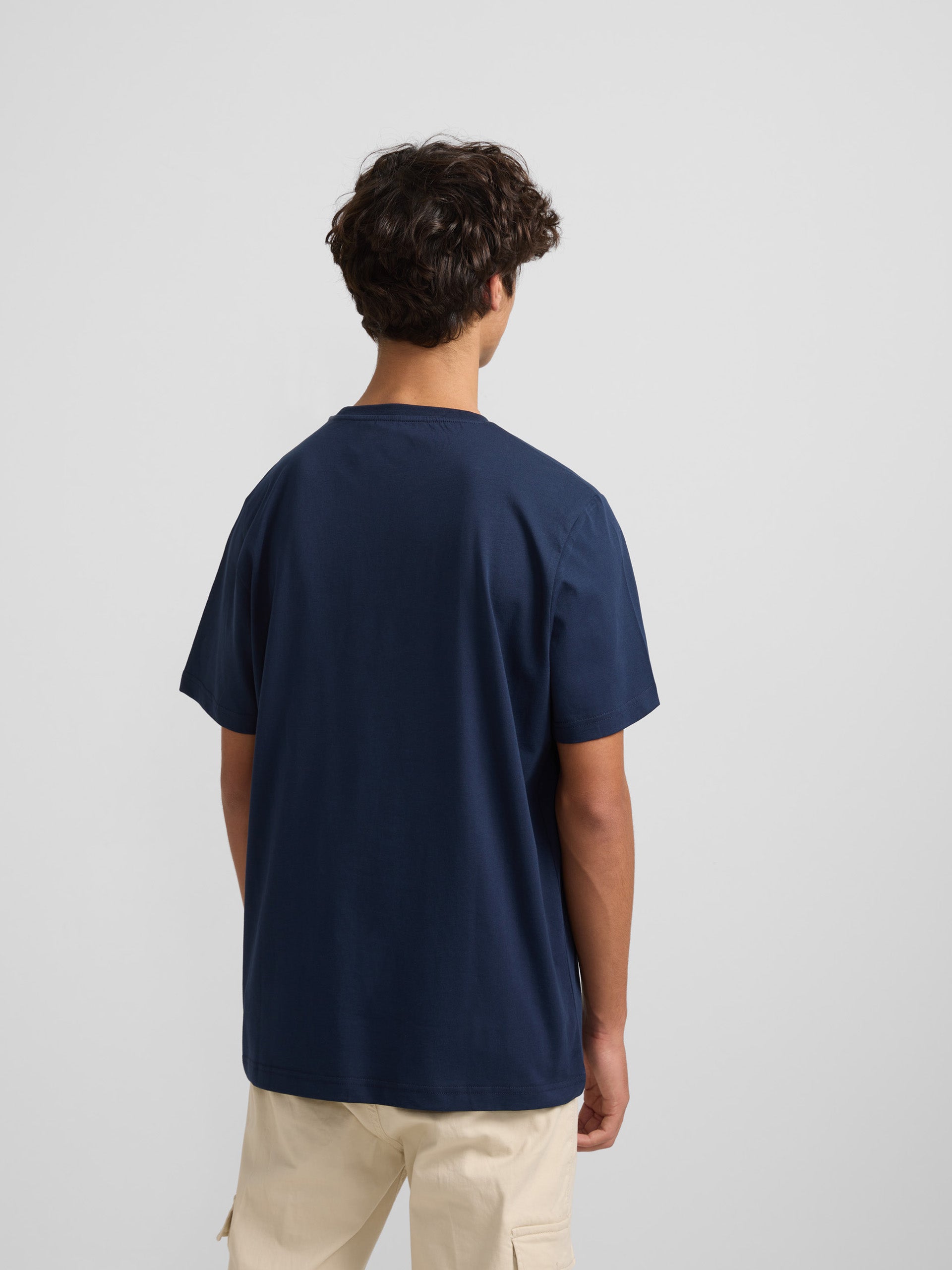 Camisola silbon raquete meia azul-marinho