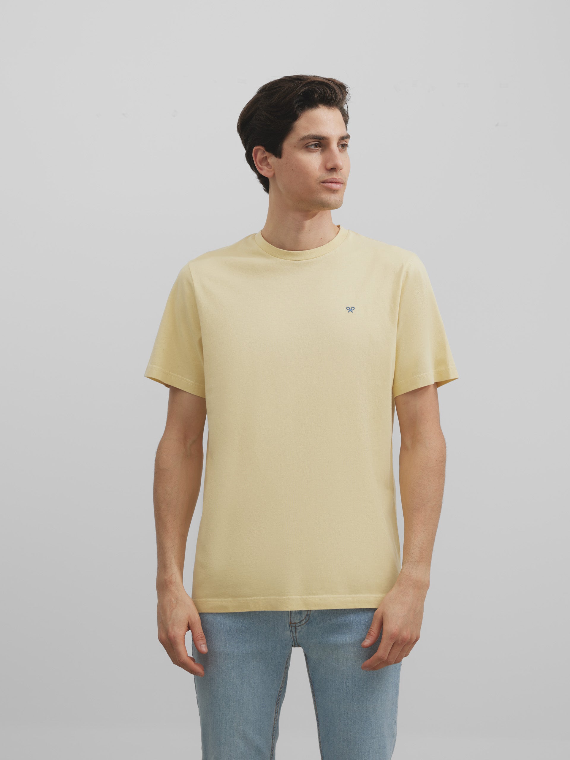 T-shirt côte soleil jaune
