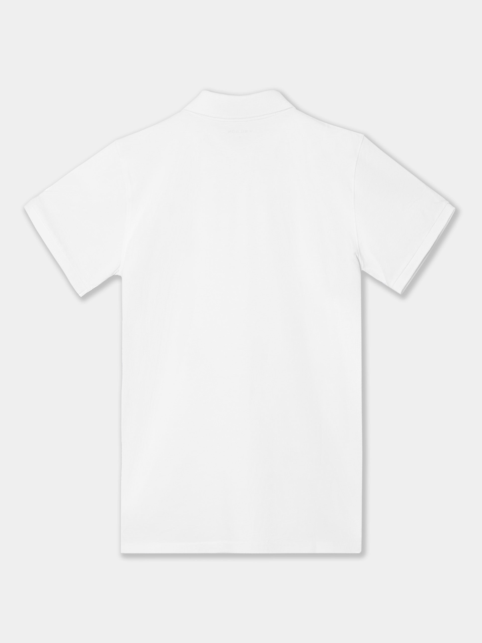 Polo classique uni blanc
