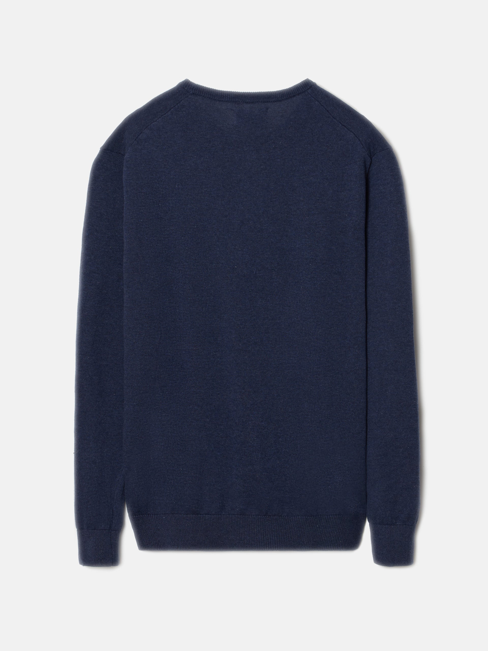 Medium blue round neck sweater
