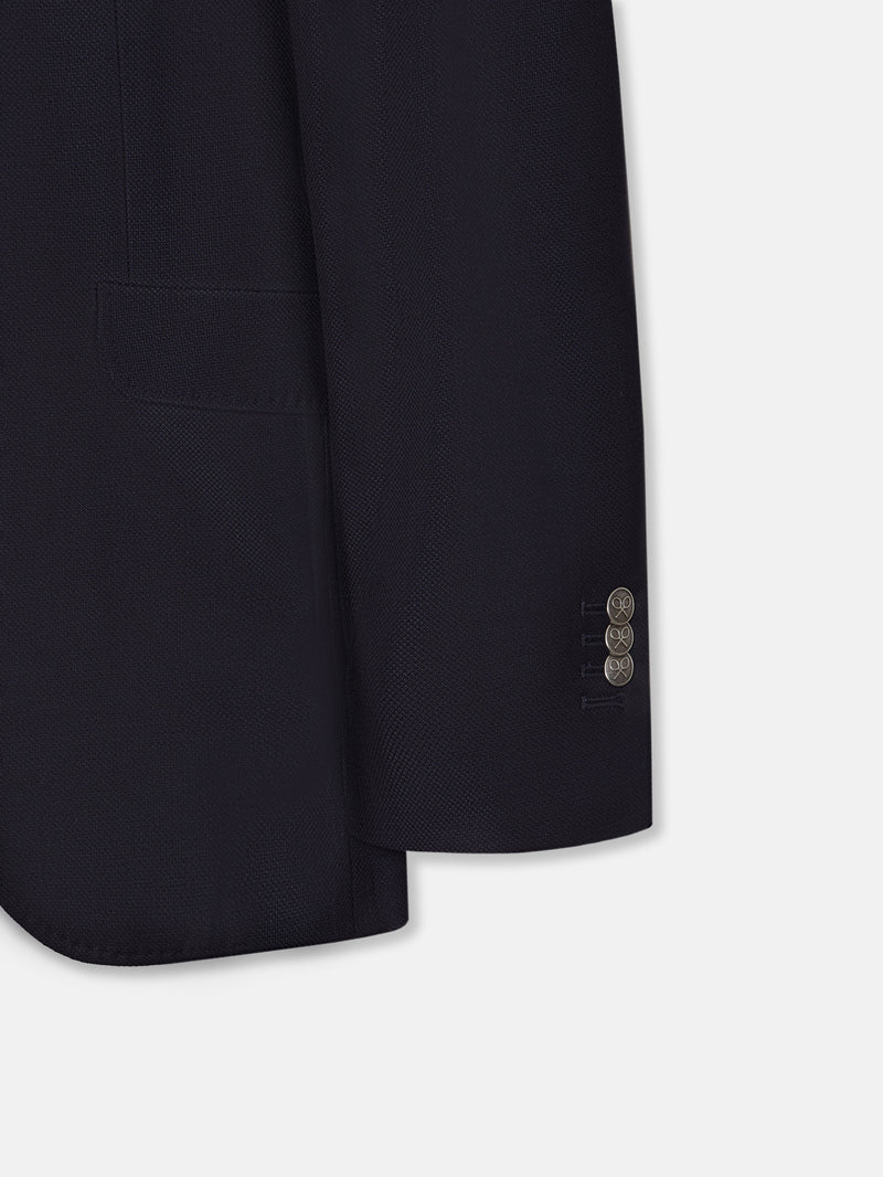 Veste classique stretch bleu marine