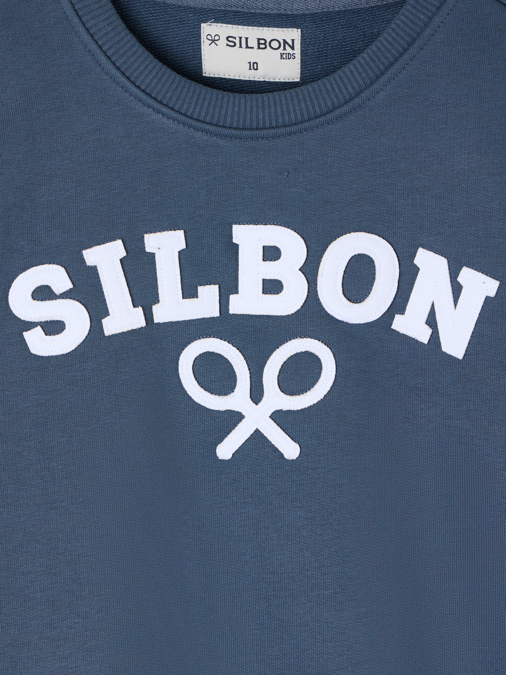 Sweatshirt kids raquete meia azul-marinho