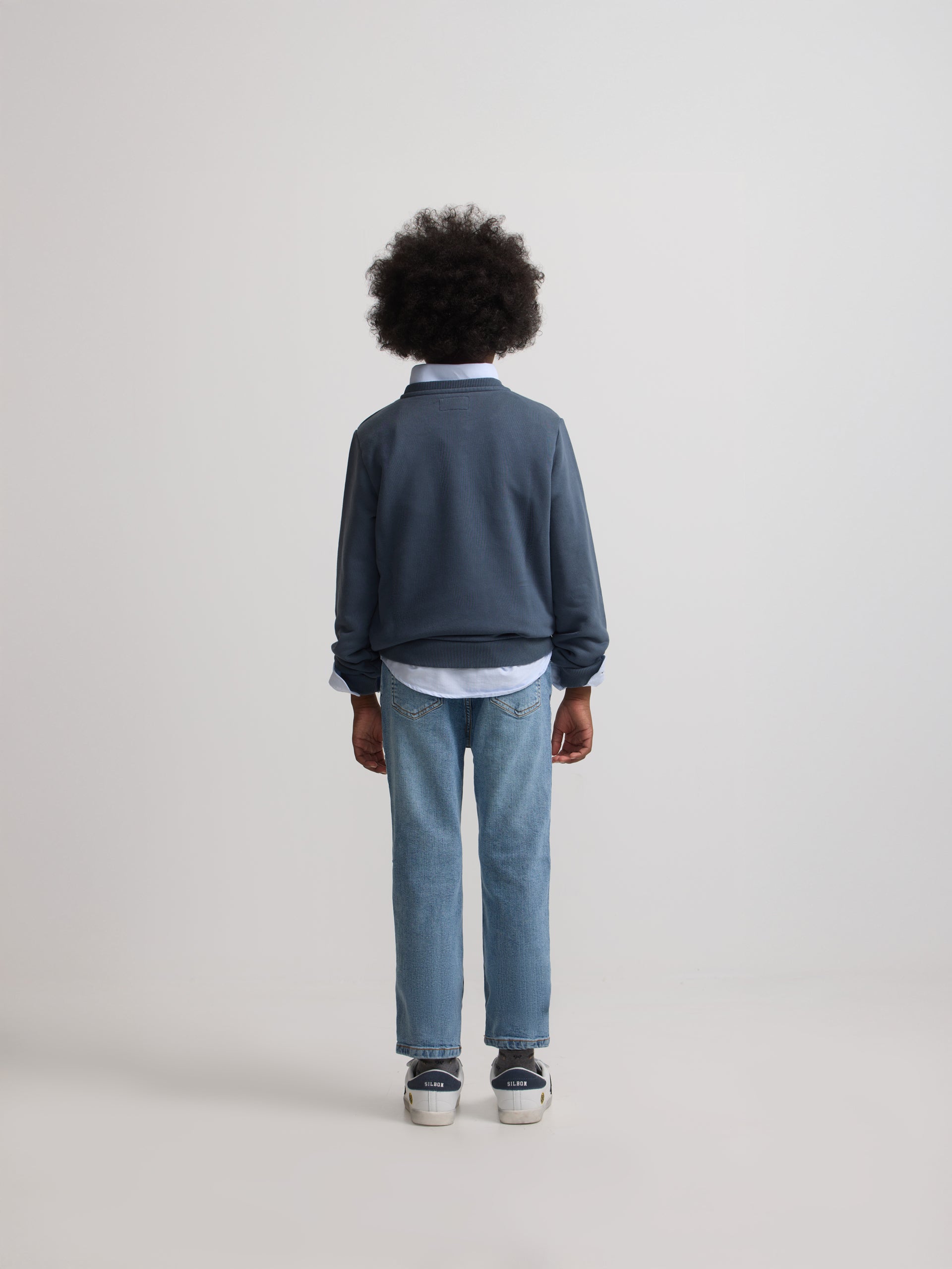 Sweatshirt kids raquete meia azul-marinho