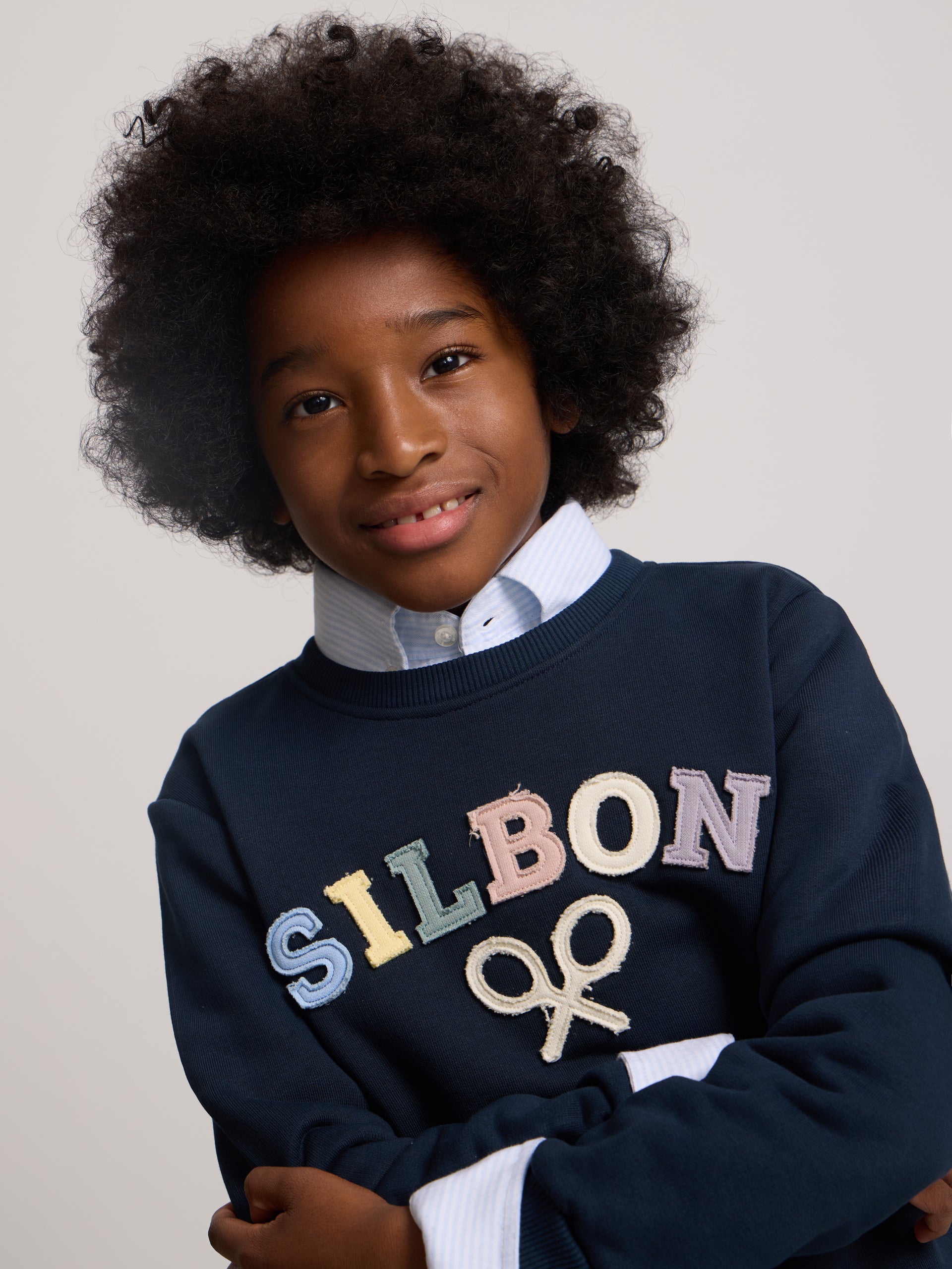 Sweatshirt kids raquete meia multicolor