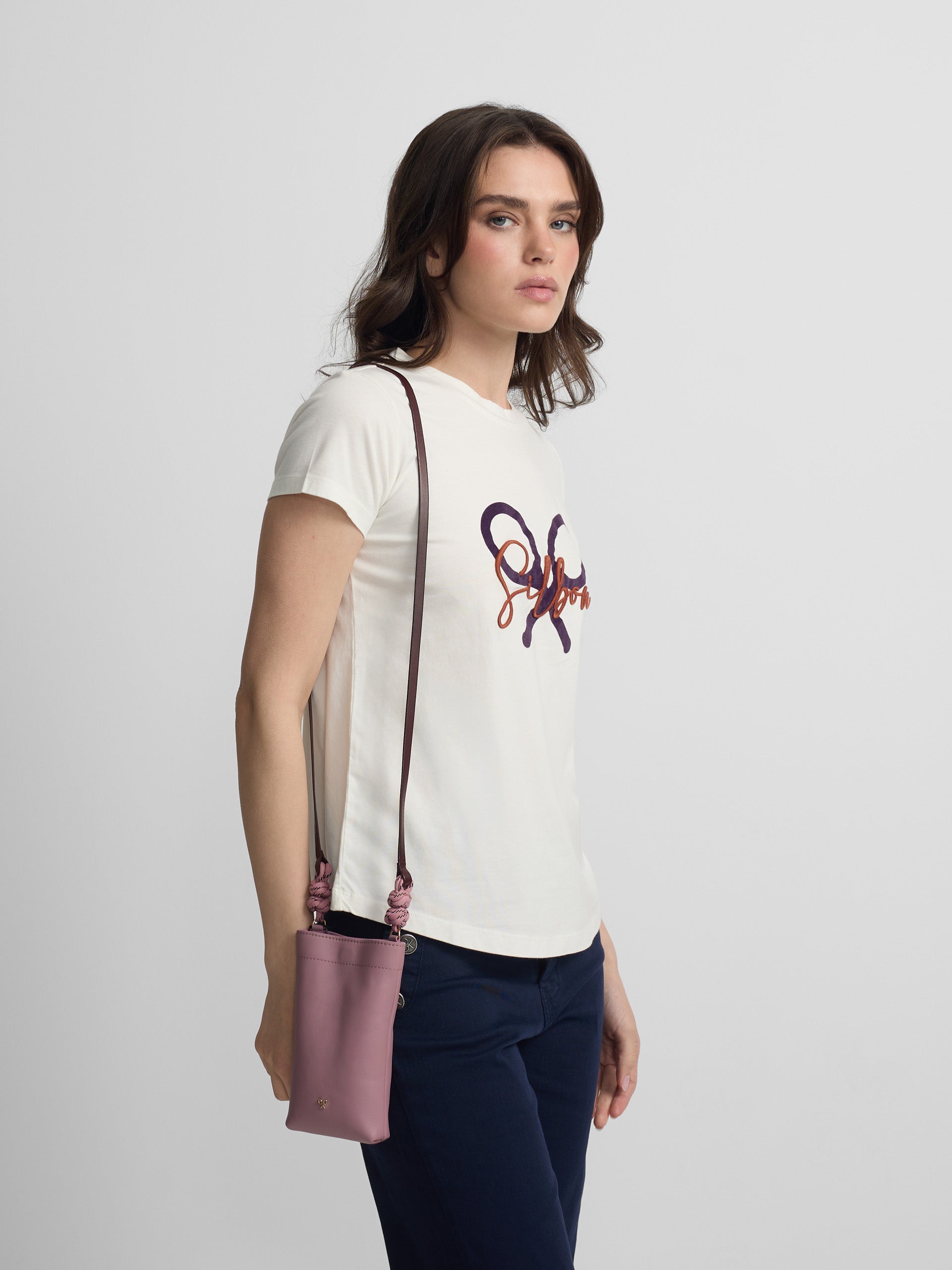 Camiseta woman clasica crudo