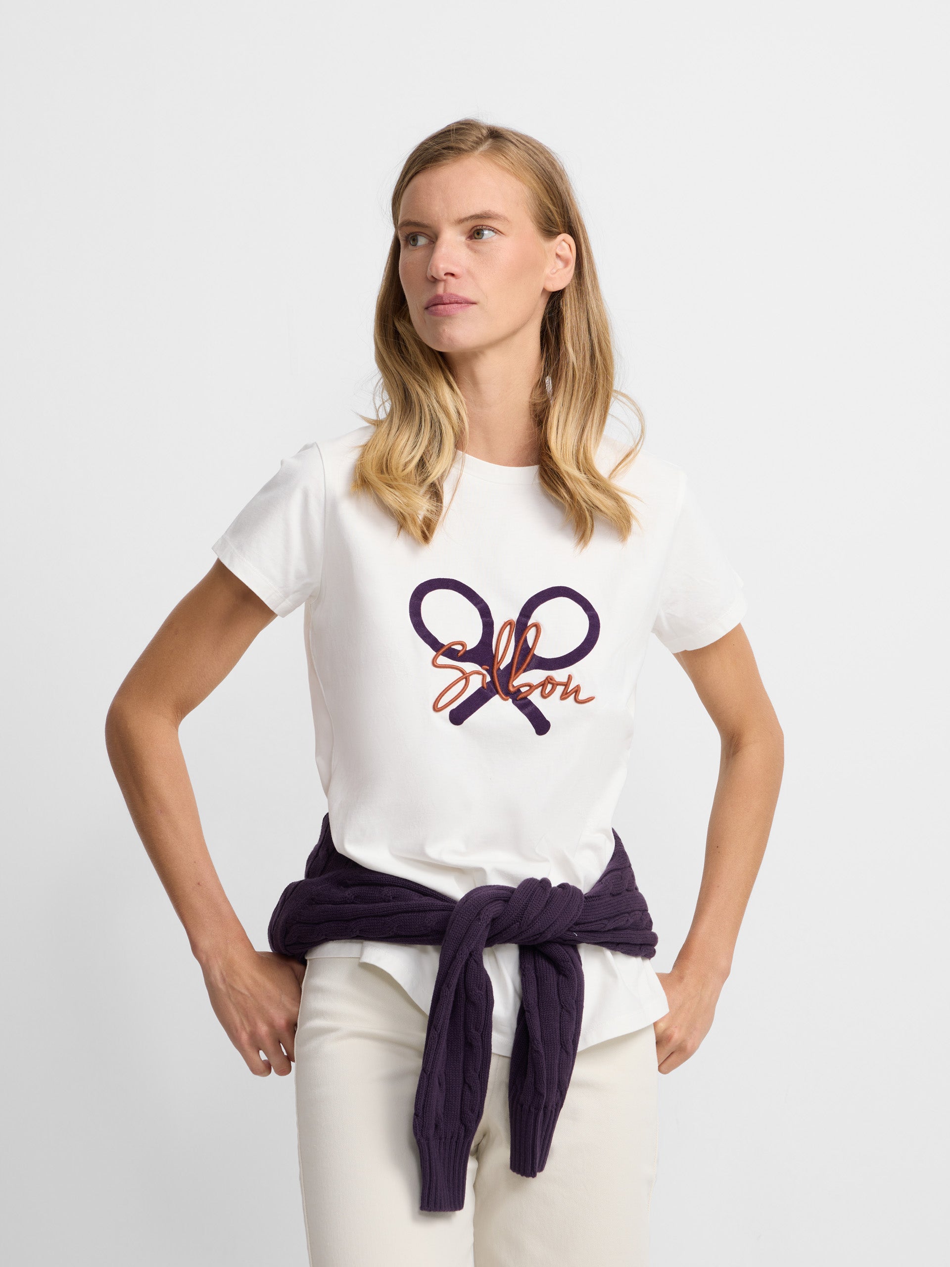 Camiseta woman clasica crudo