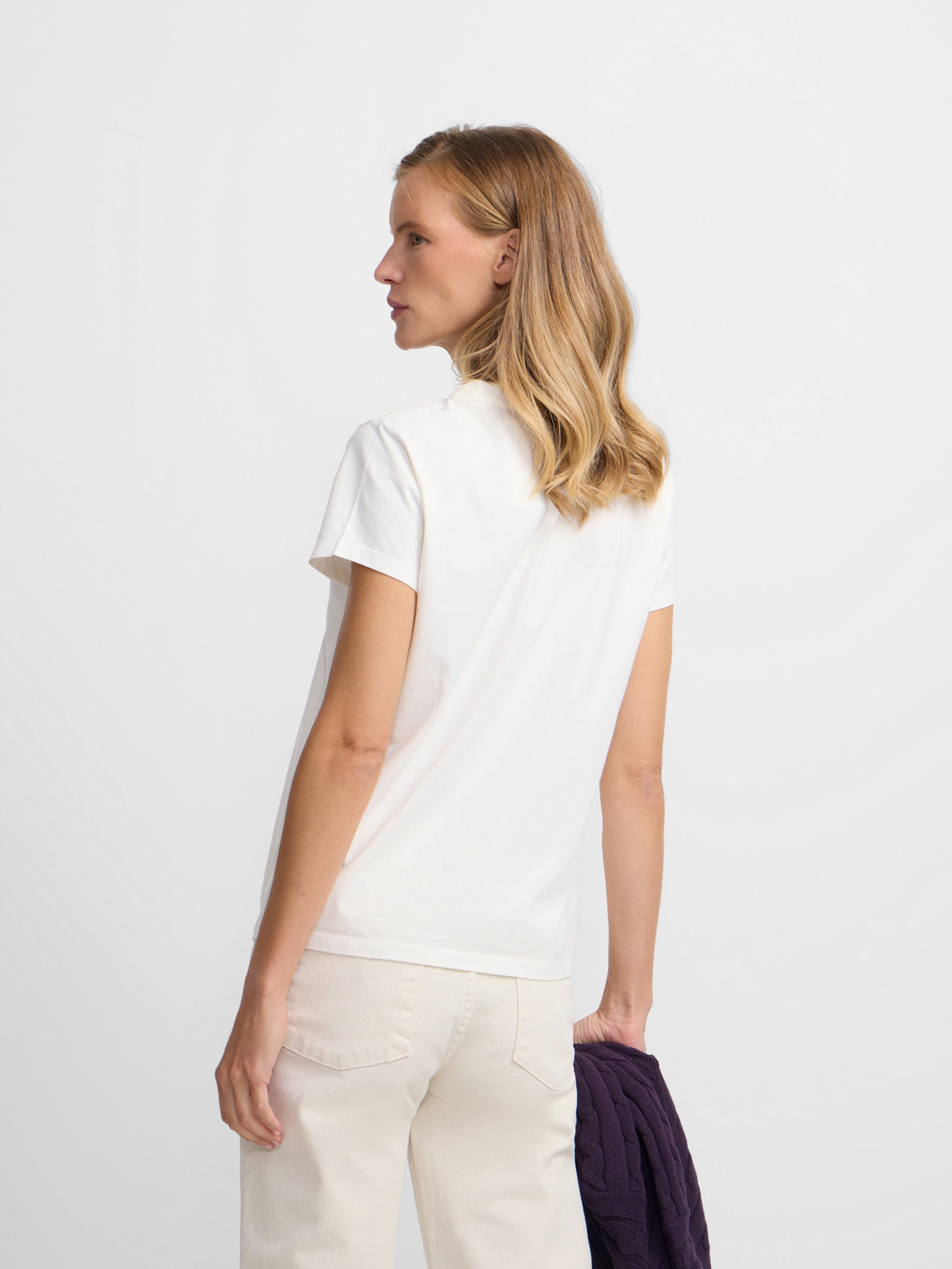 Camiseta woman clasica crudo