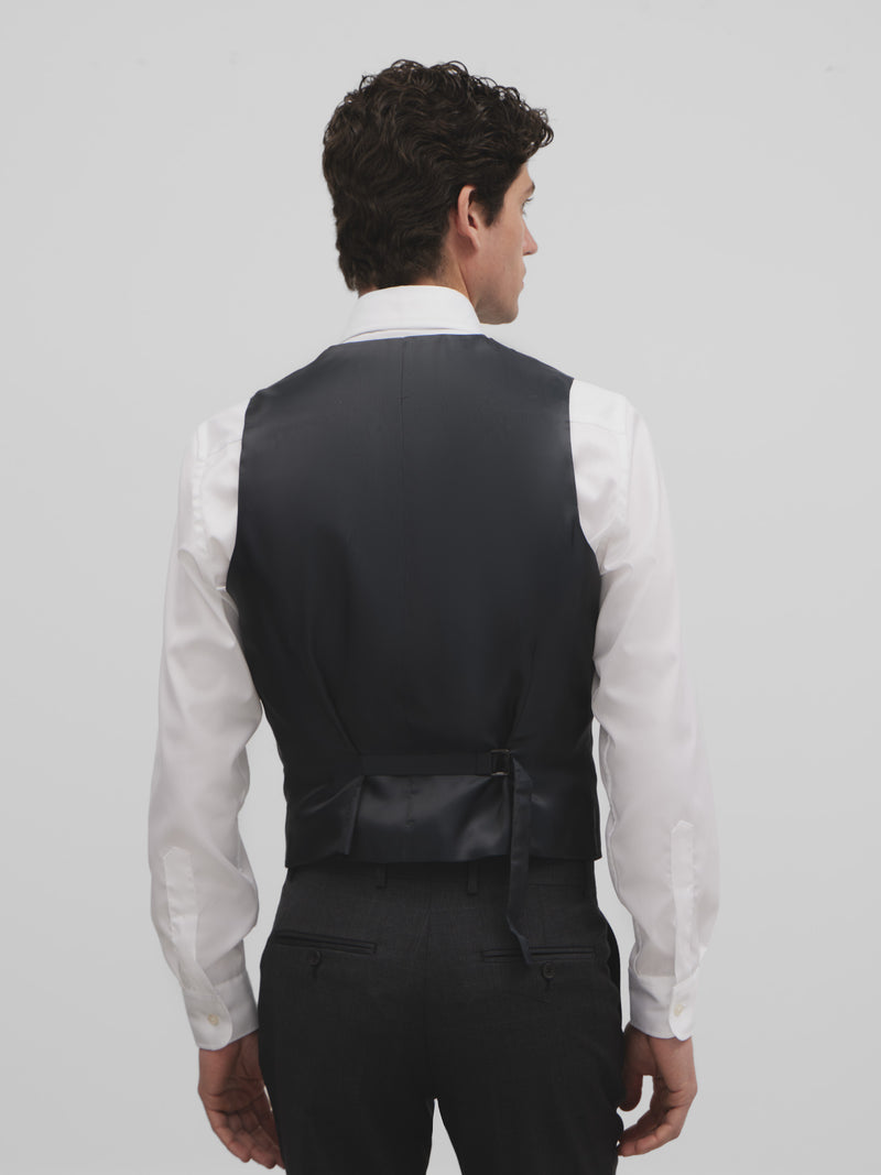 Grey Prince of Wales Suit Vest