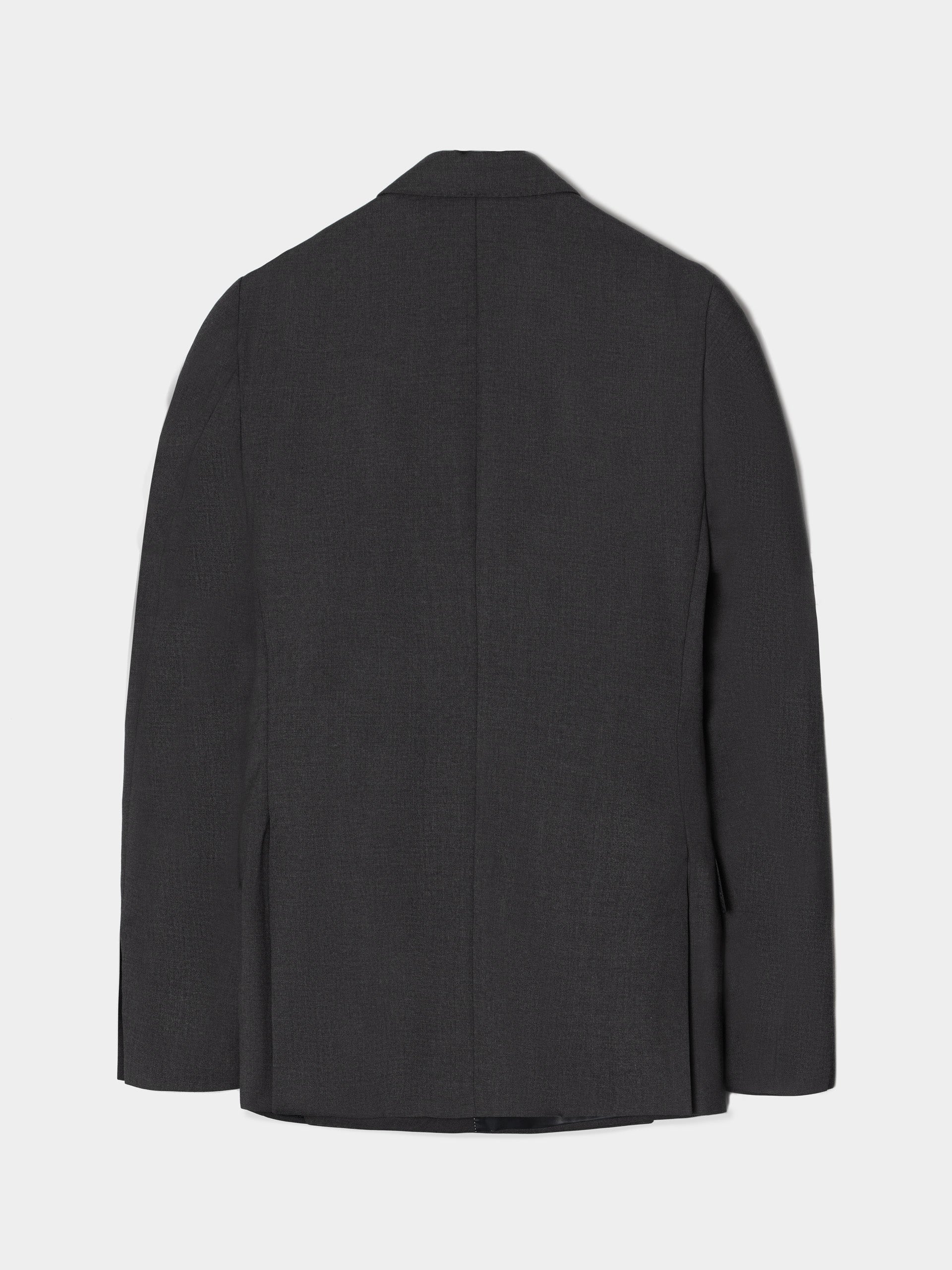 Americana traje cruzado stretch gris