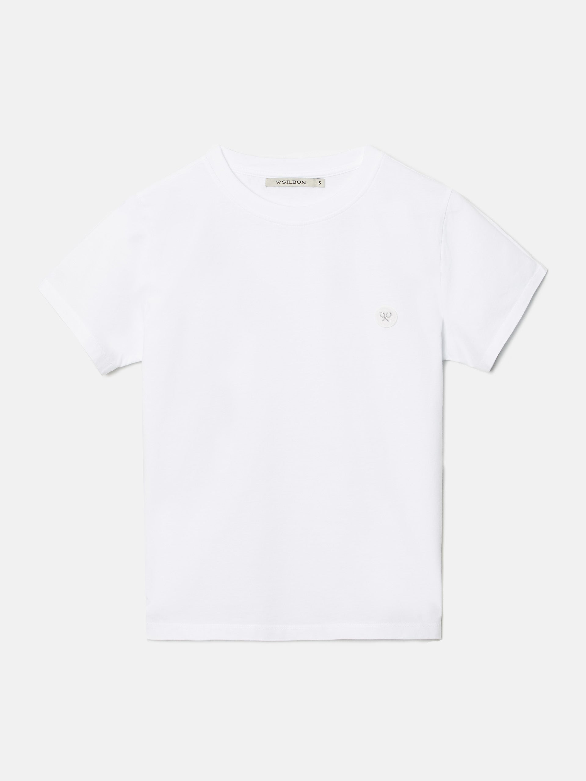 T-shirt femme sunny raquette blanche
