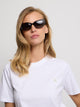 T-shirt femme sunny raquette blanche