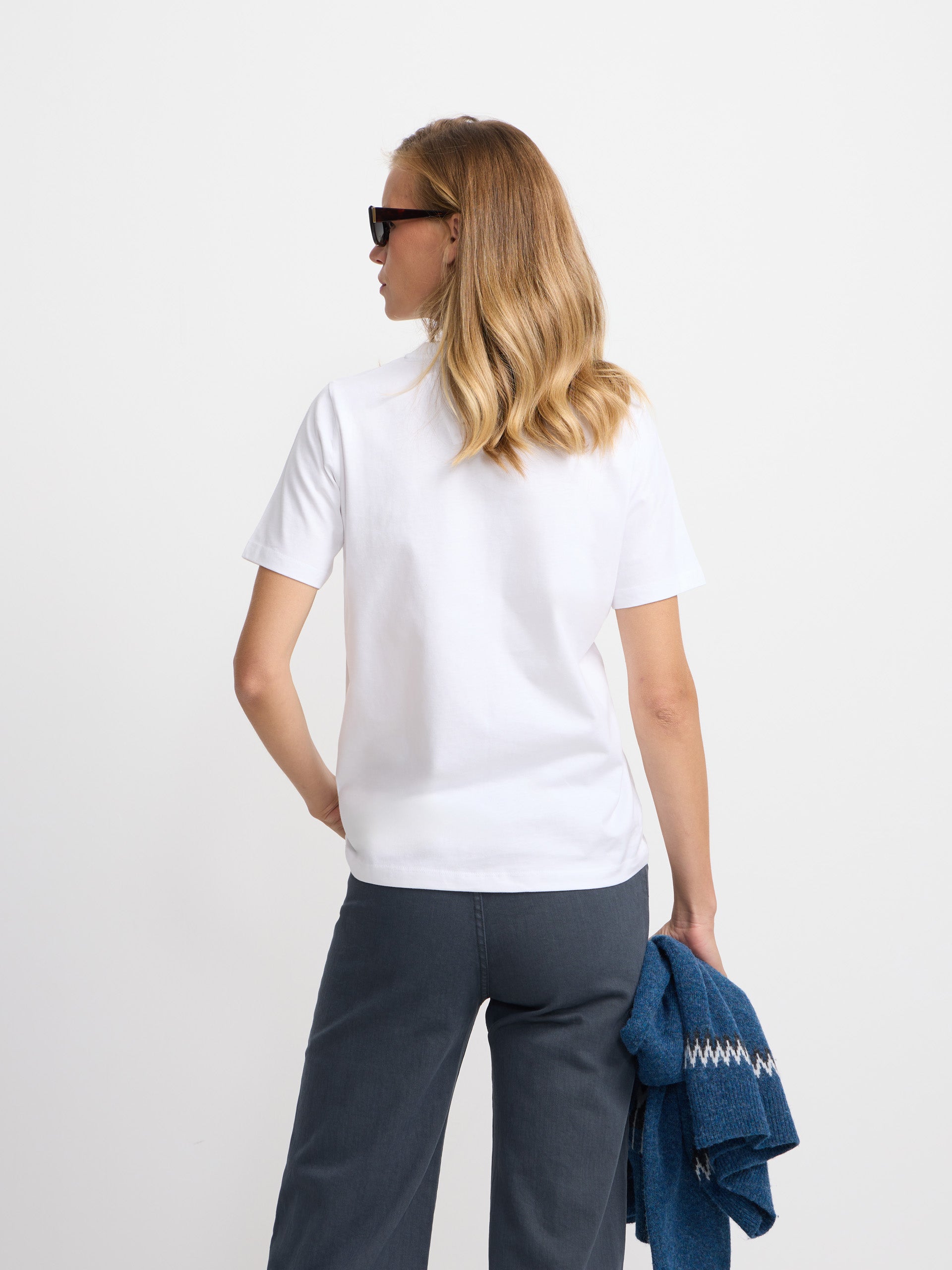 T-shirt femme sunny raquette blanche