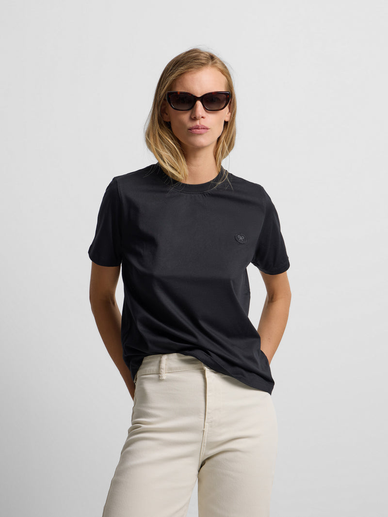 Camiseta mulher sunny raquete preta