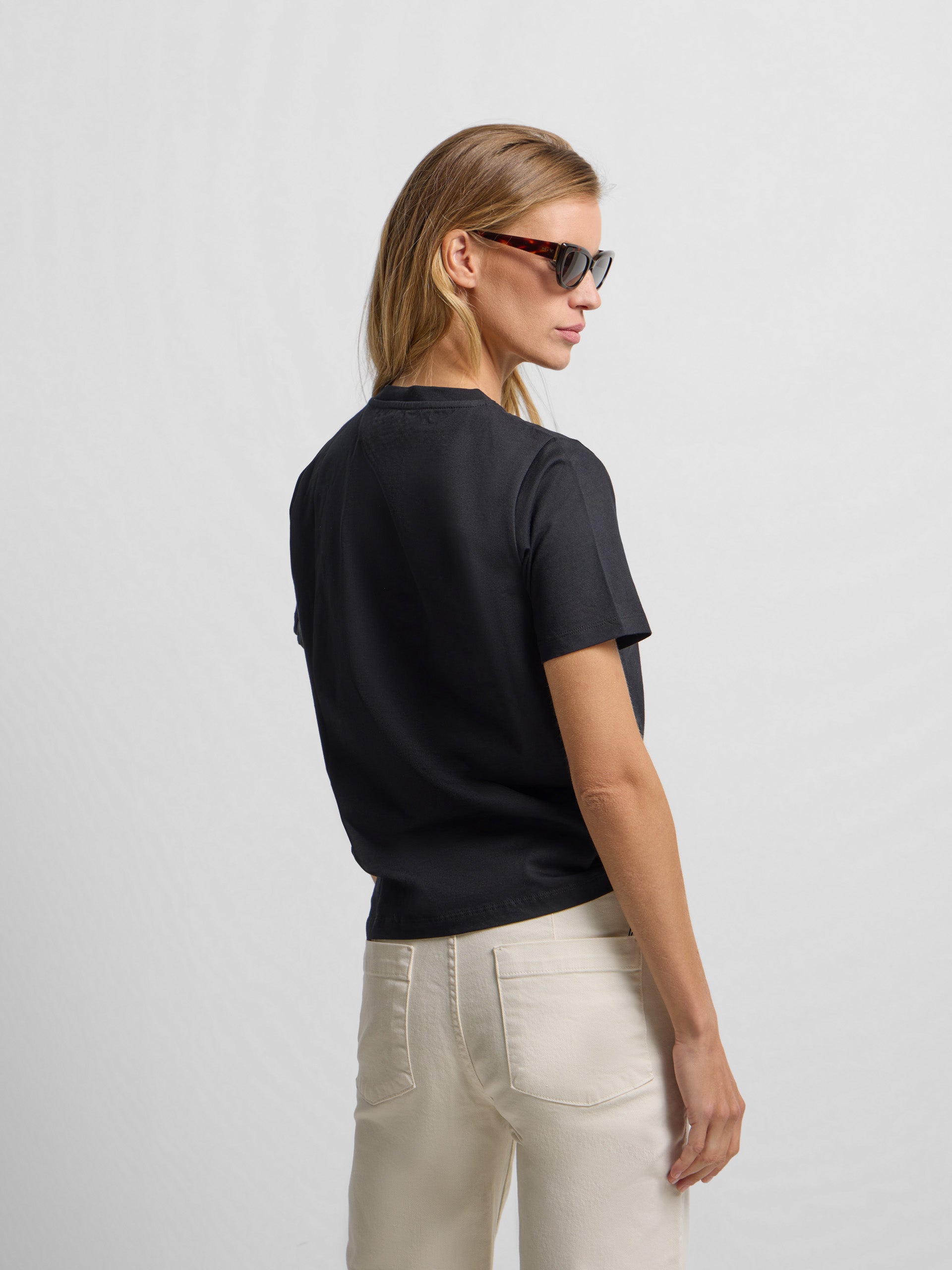 Camiseta woman sunny raqueta negra