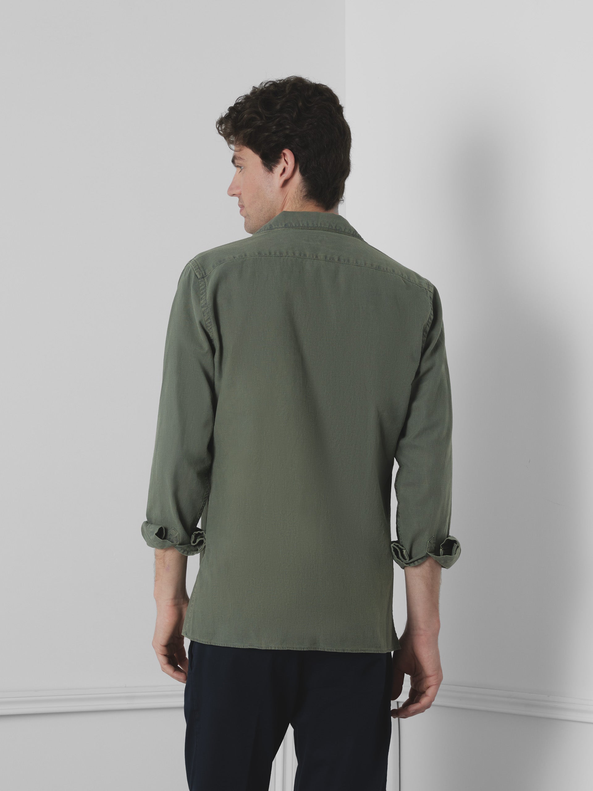Unique green overshirt