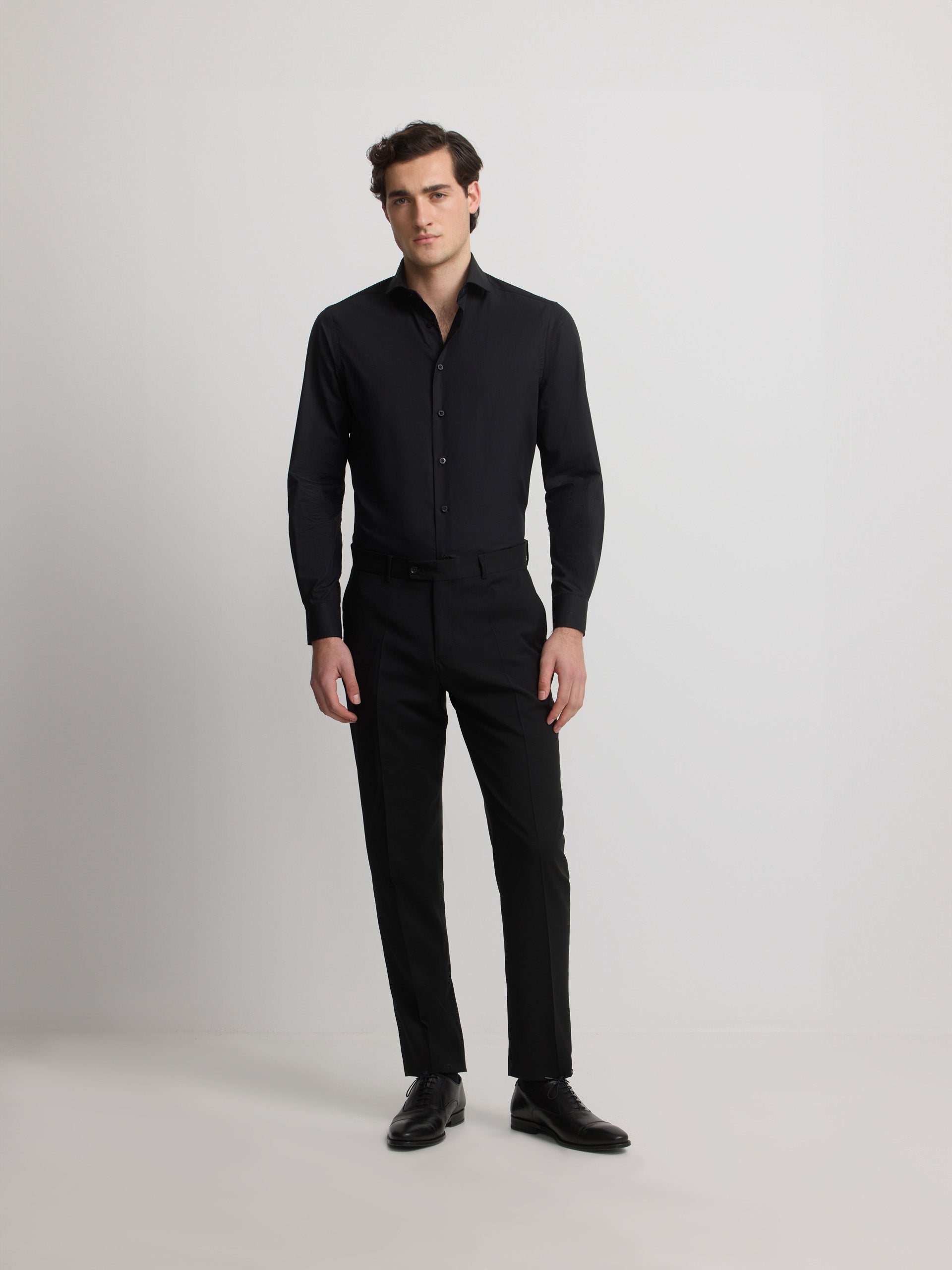 Classic black suit pants