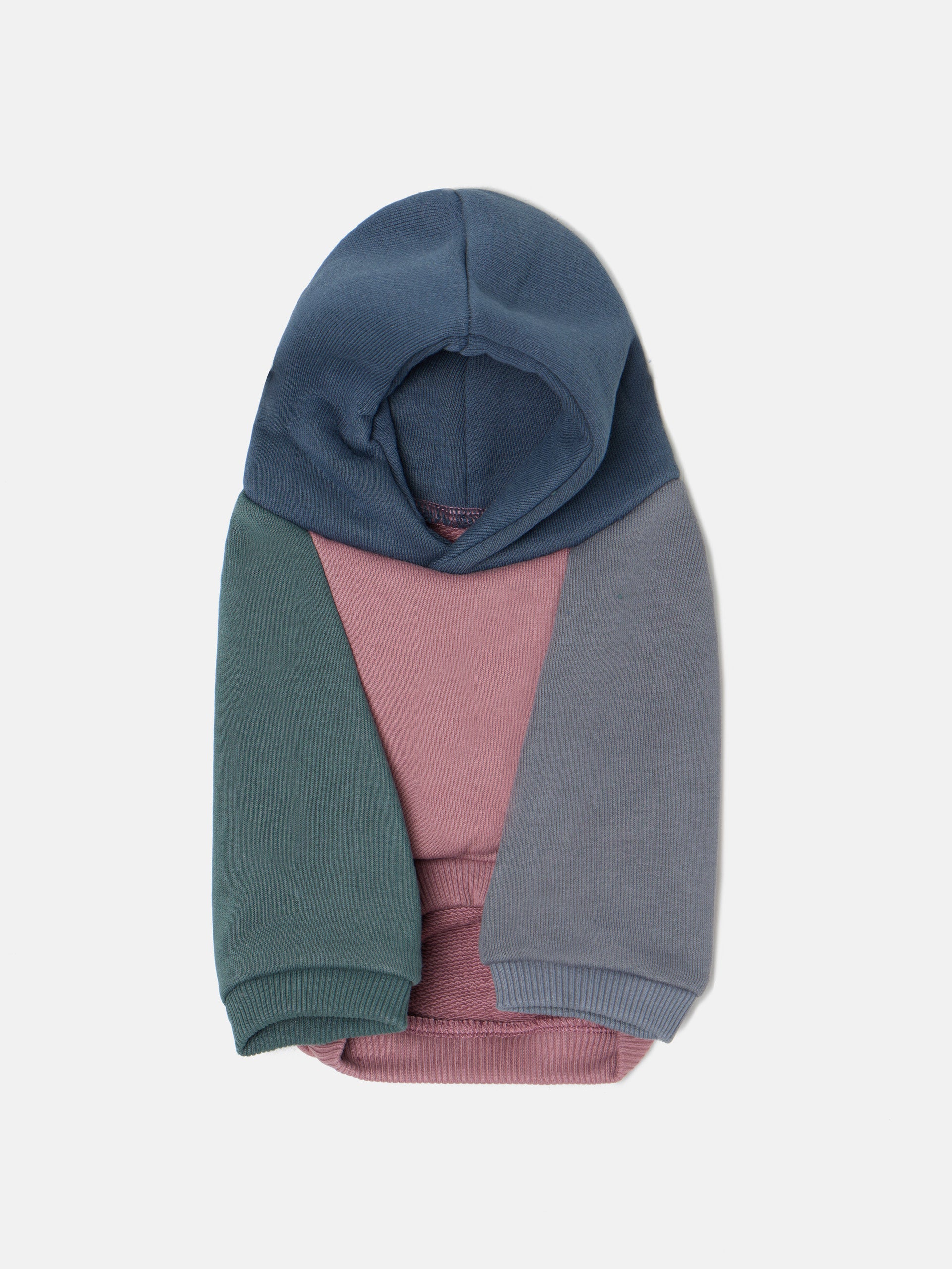 Sweat-shirt pour animaux de compagnie à capuche multicolore bordeaux