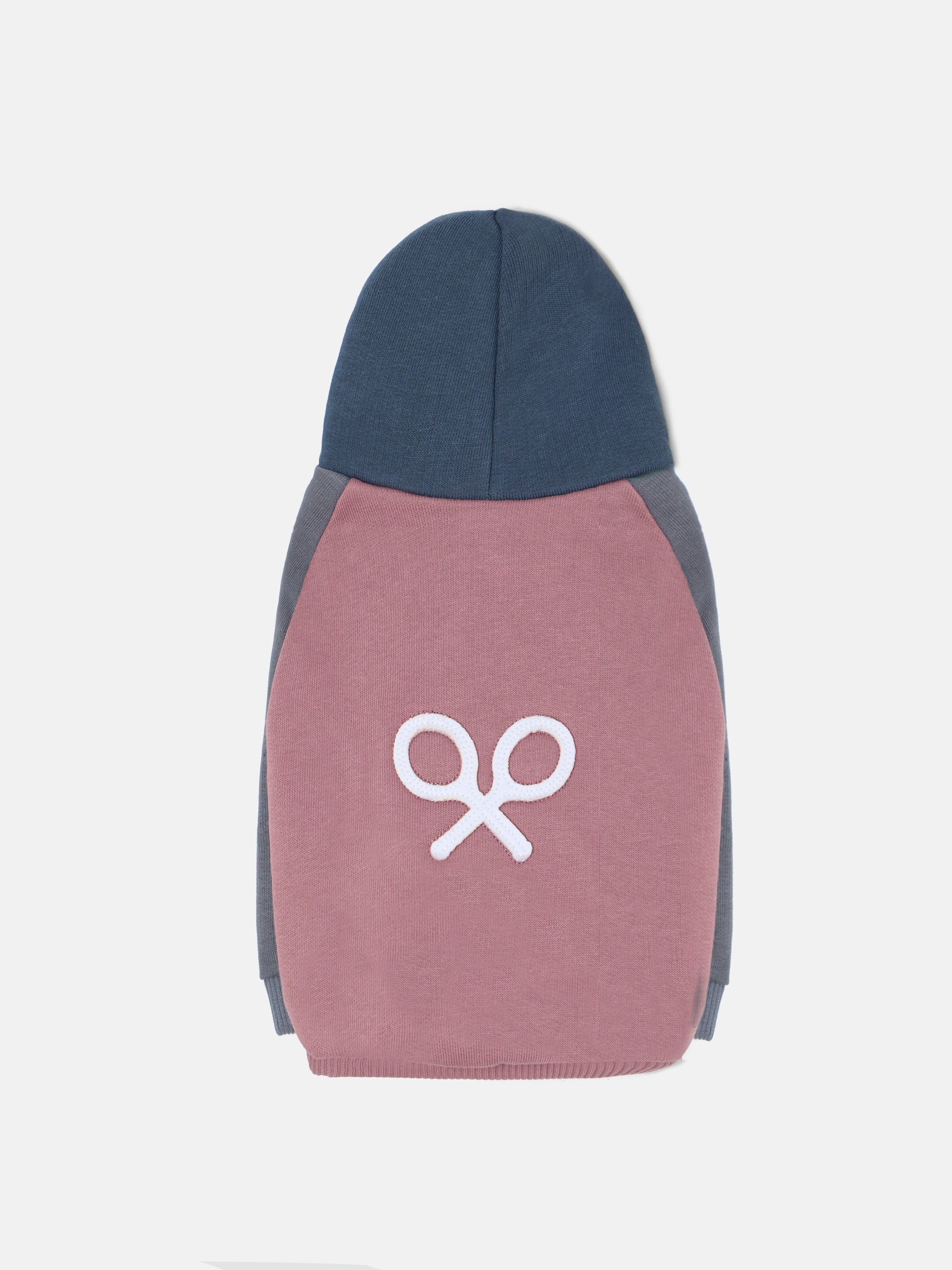 Sweat-shirt pour animaux de compagnie à capuche multicolore bordeaux