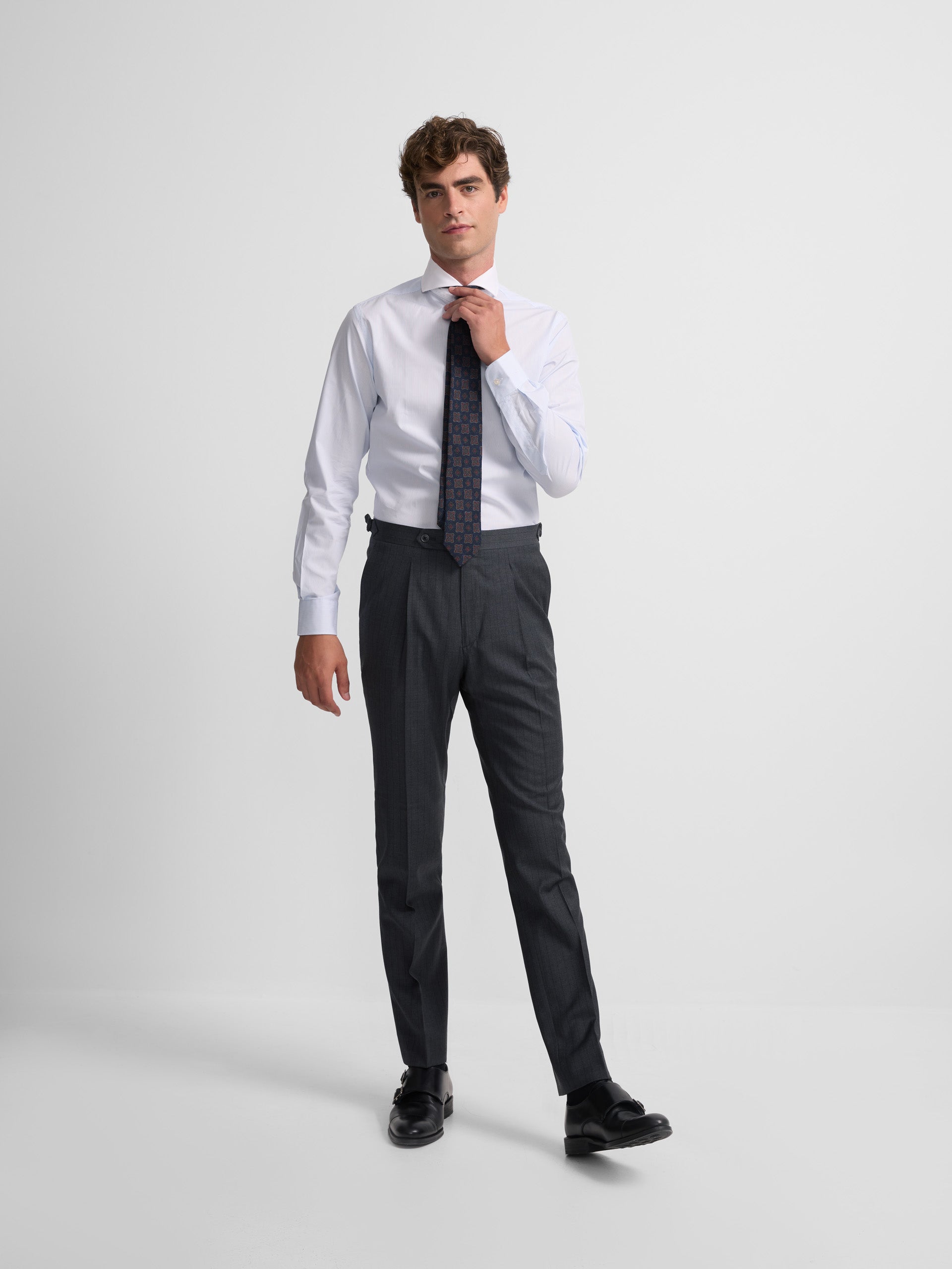 Corbata Traje Gris Con Pantalon Negro Traje De Novio Negro Con