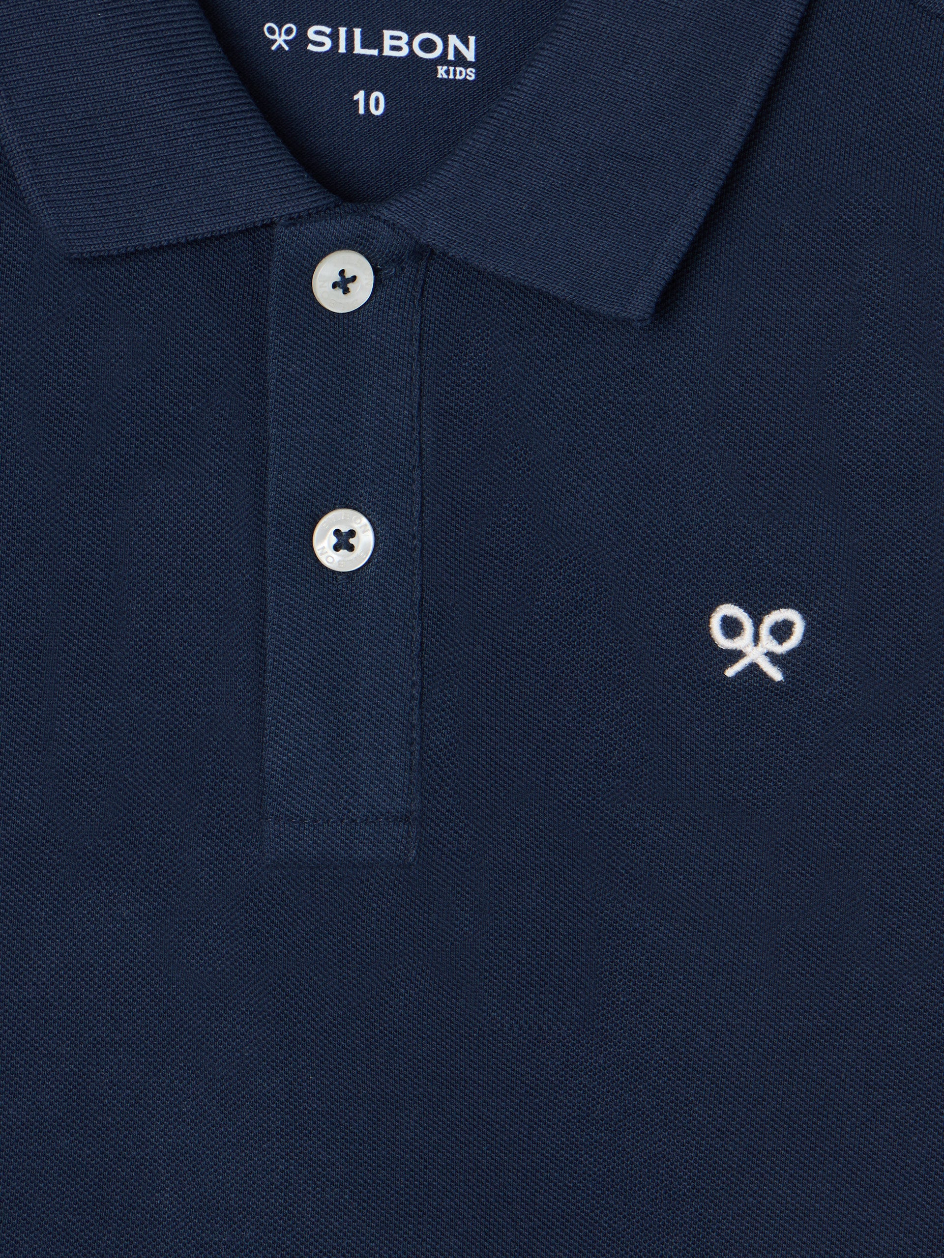 Polo kids clasico miniraqueta azul marino