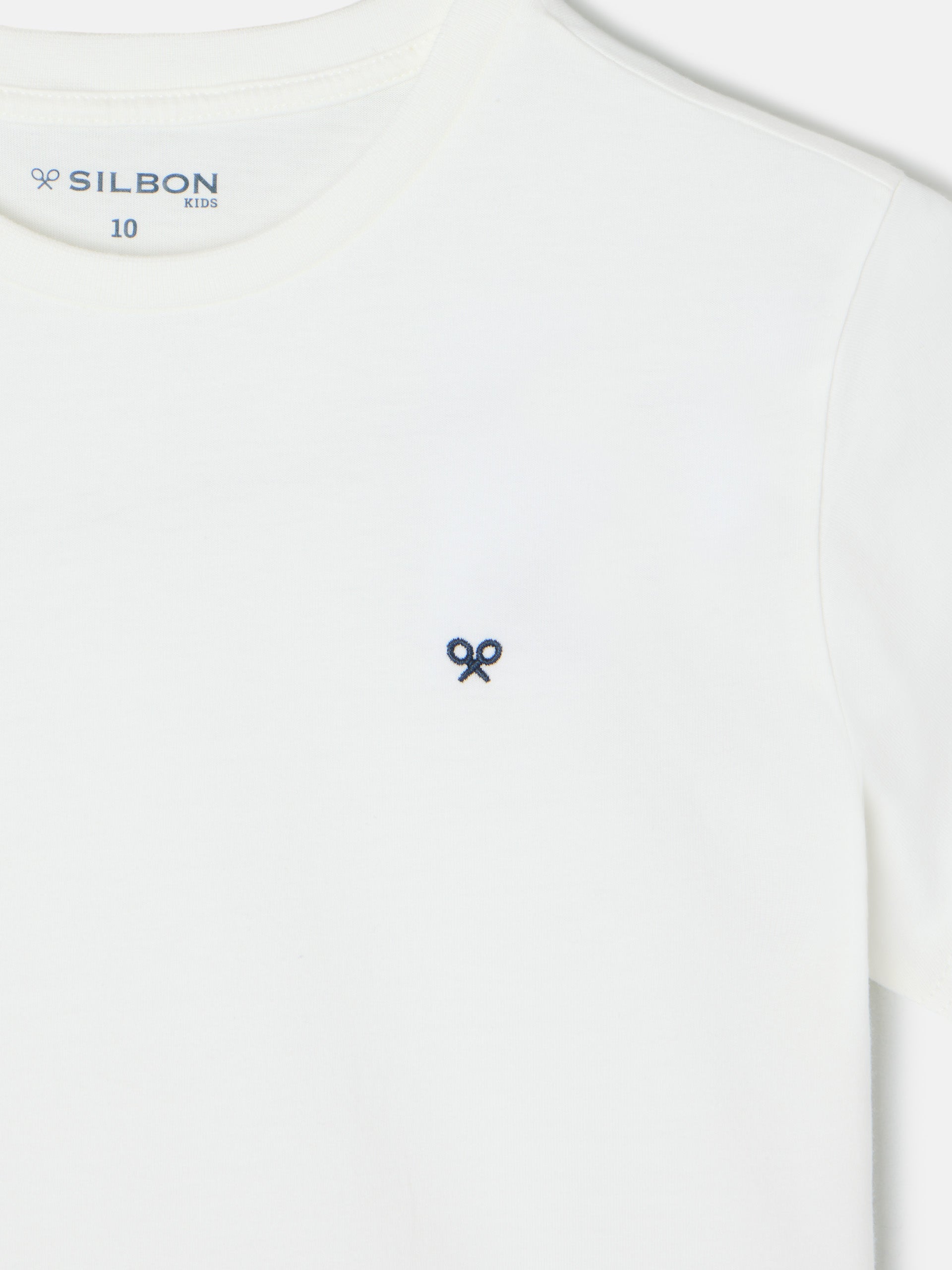 Camiseta kids minilogo blanca