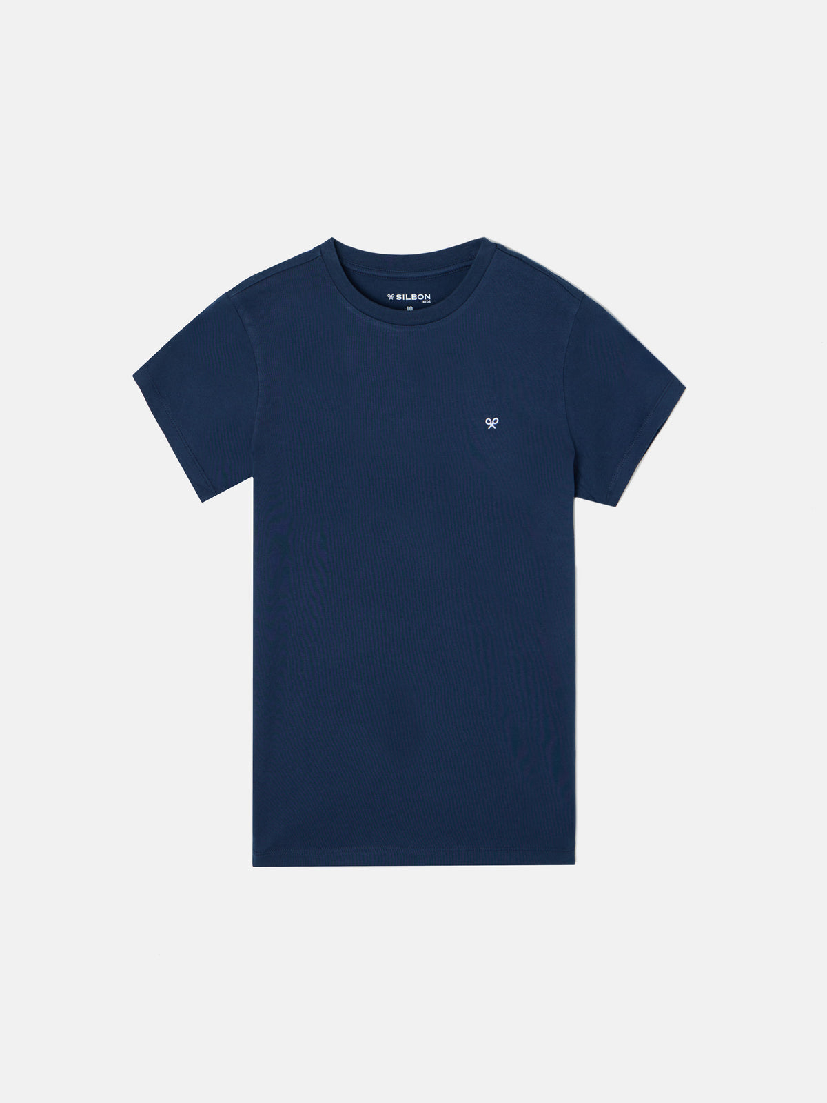 Kids navy blue mini logo t-shirt