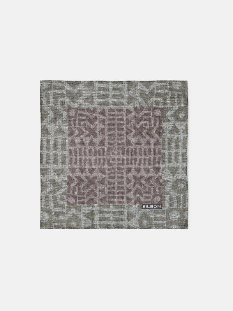 Foulard ankara bicolore