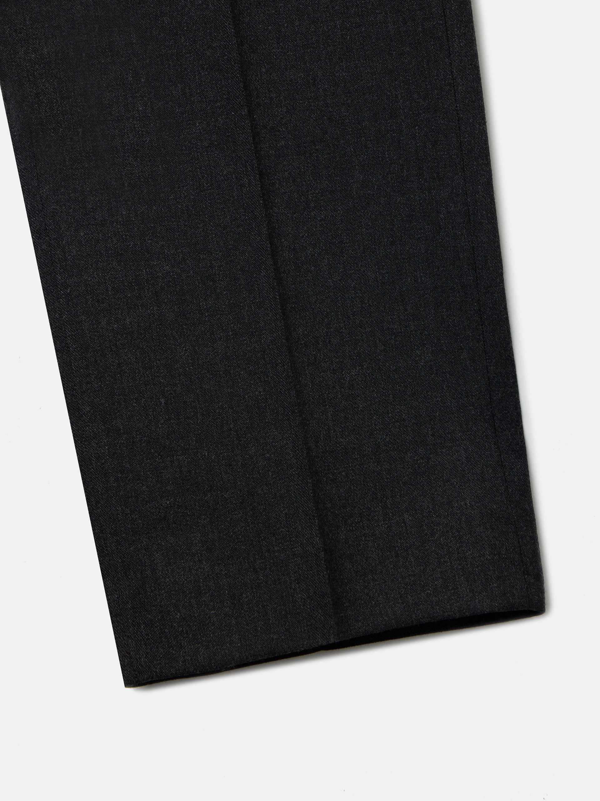 Pantalon habillé à pinces gris foncé