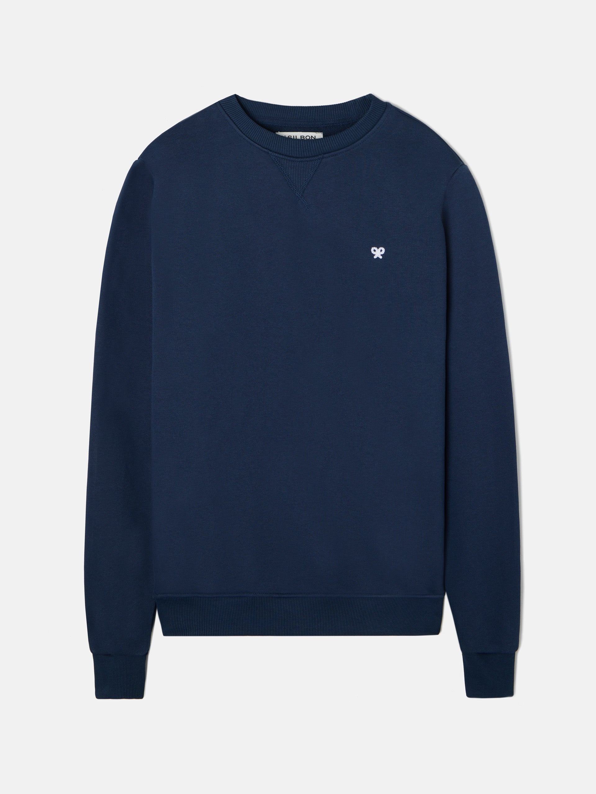 Navy blue mini logo sweatshirt