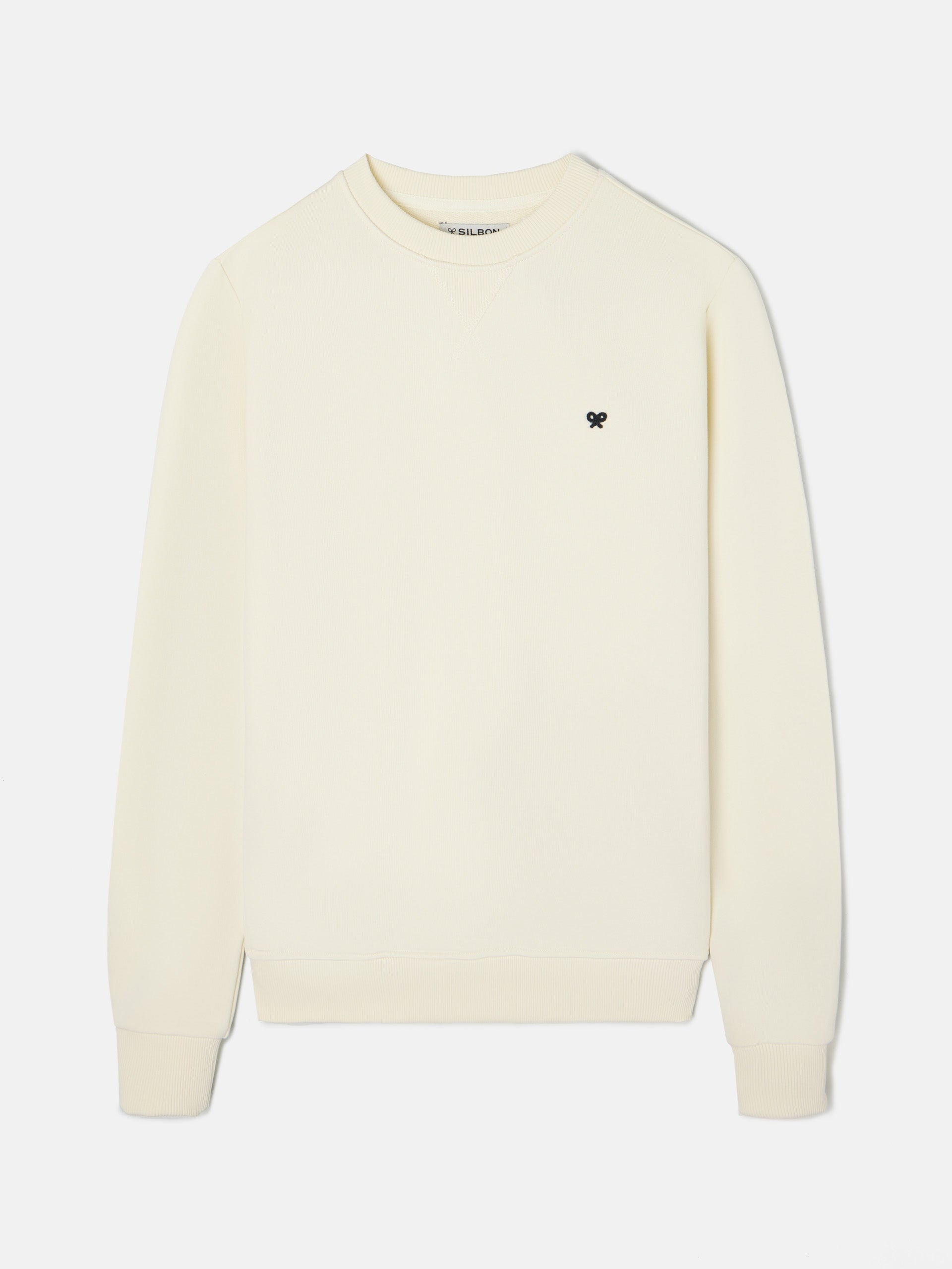 Sweatshirt minilogo creme