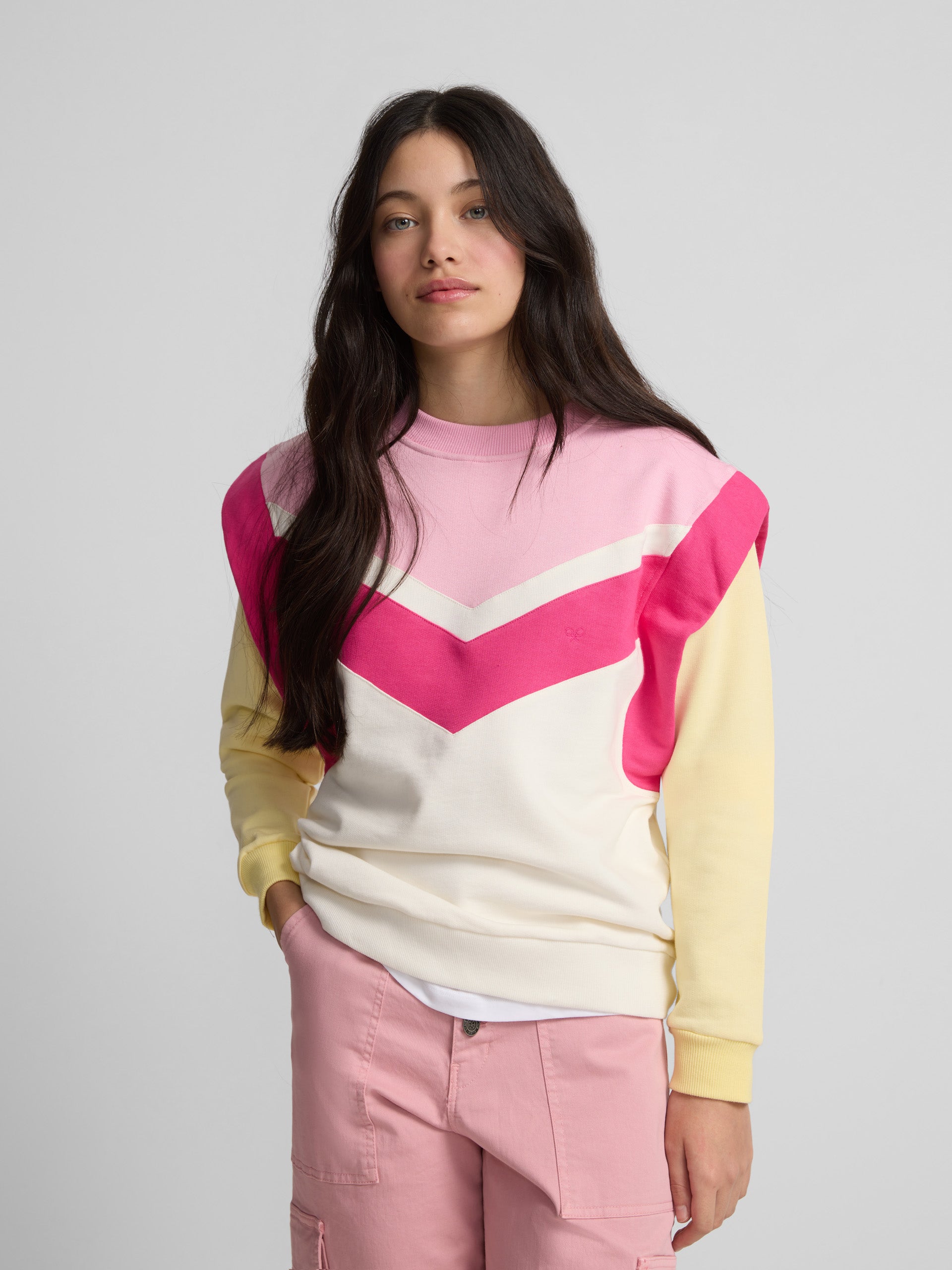 Dusty Pink Shoulder Pad Shirt main image 1