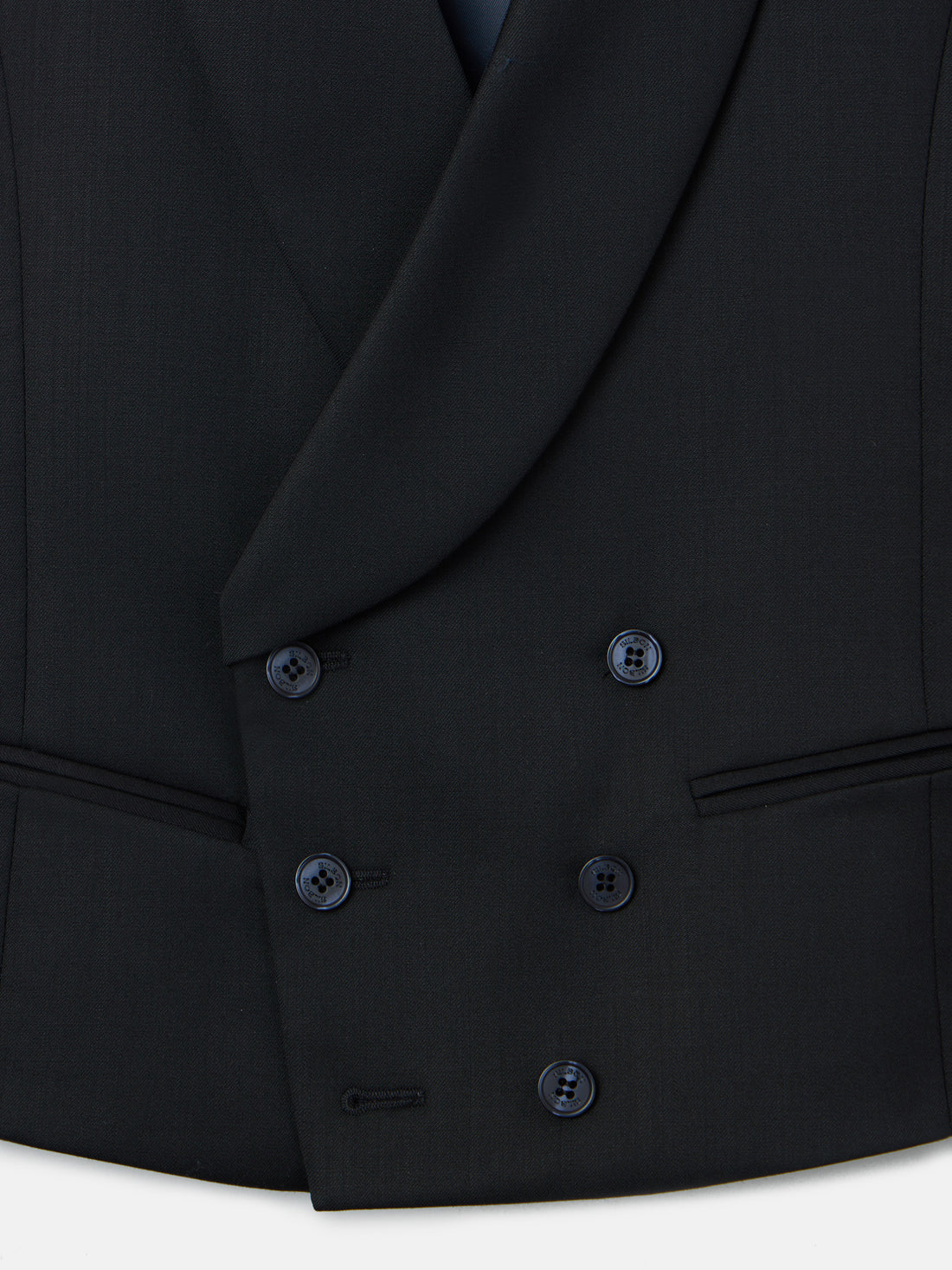 Chaleco vestir stretch cuello redondo negro