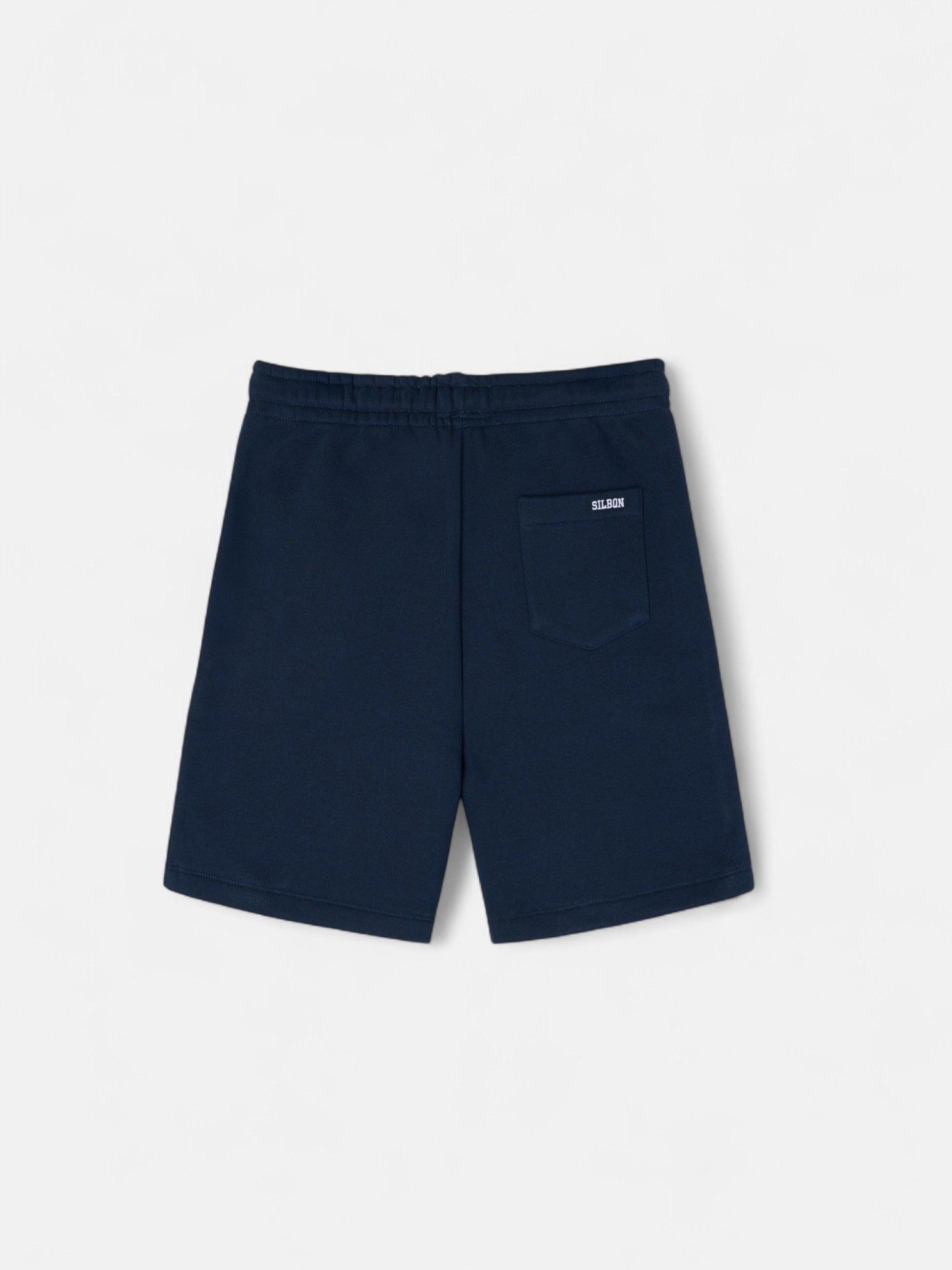 Navy blue kids sports shorts