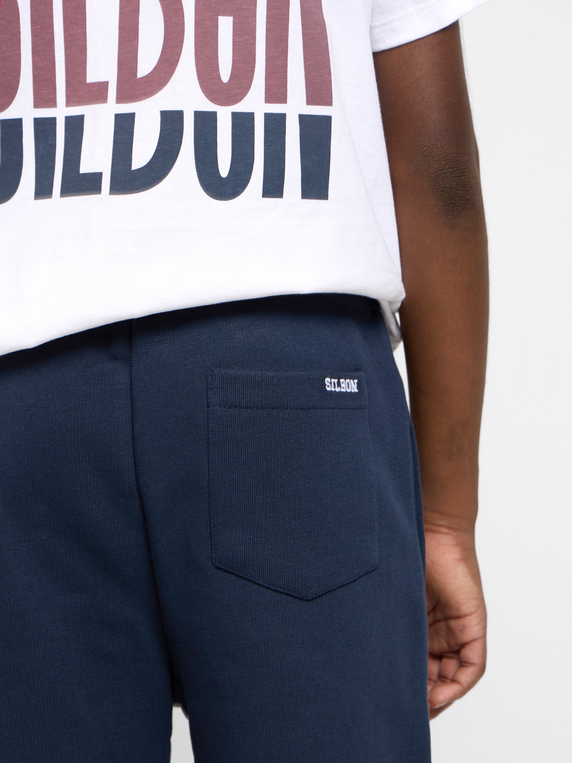 Bermuda deportiva kids azul marino