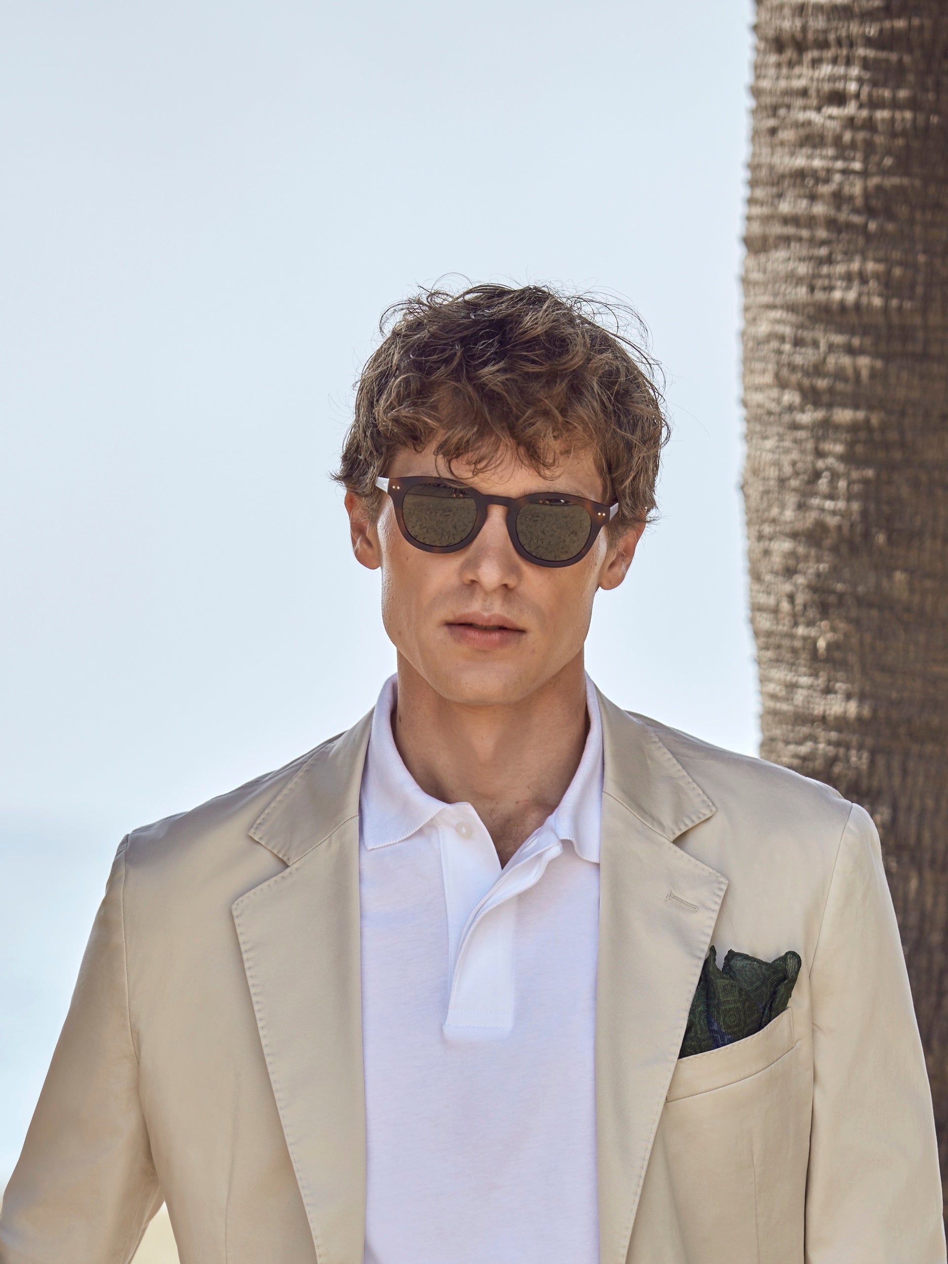 Óculos de sol MOxSILBON Bita tartaruga escura